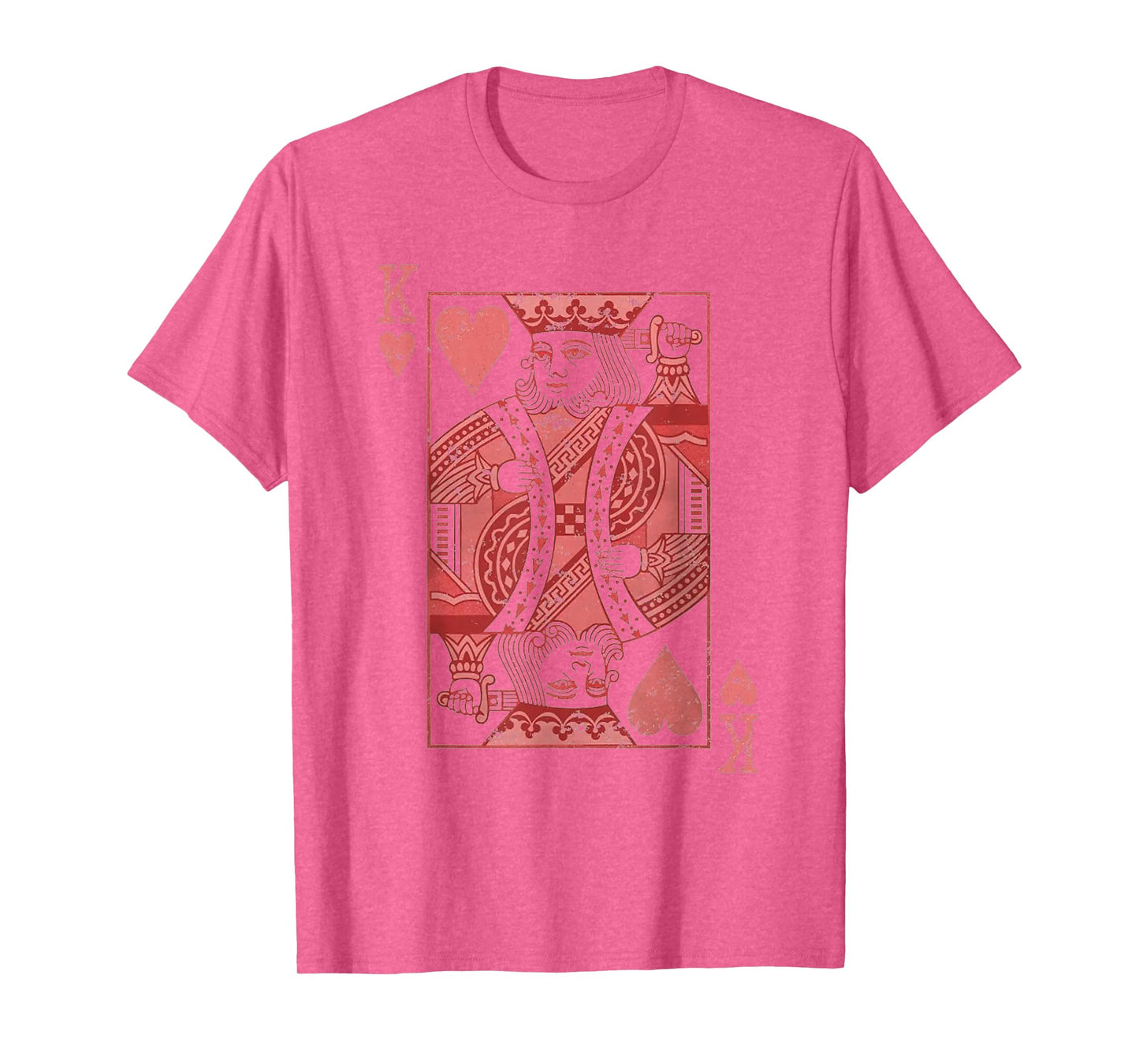 King Of Hearts Valentines Day Cool V-Day Couple Matching T-Shirt