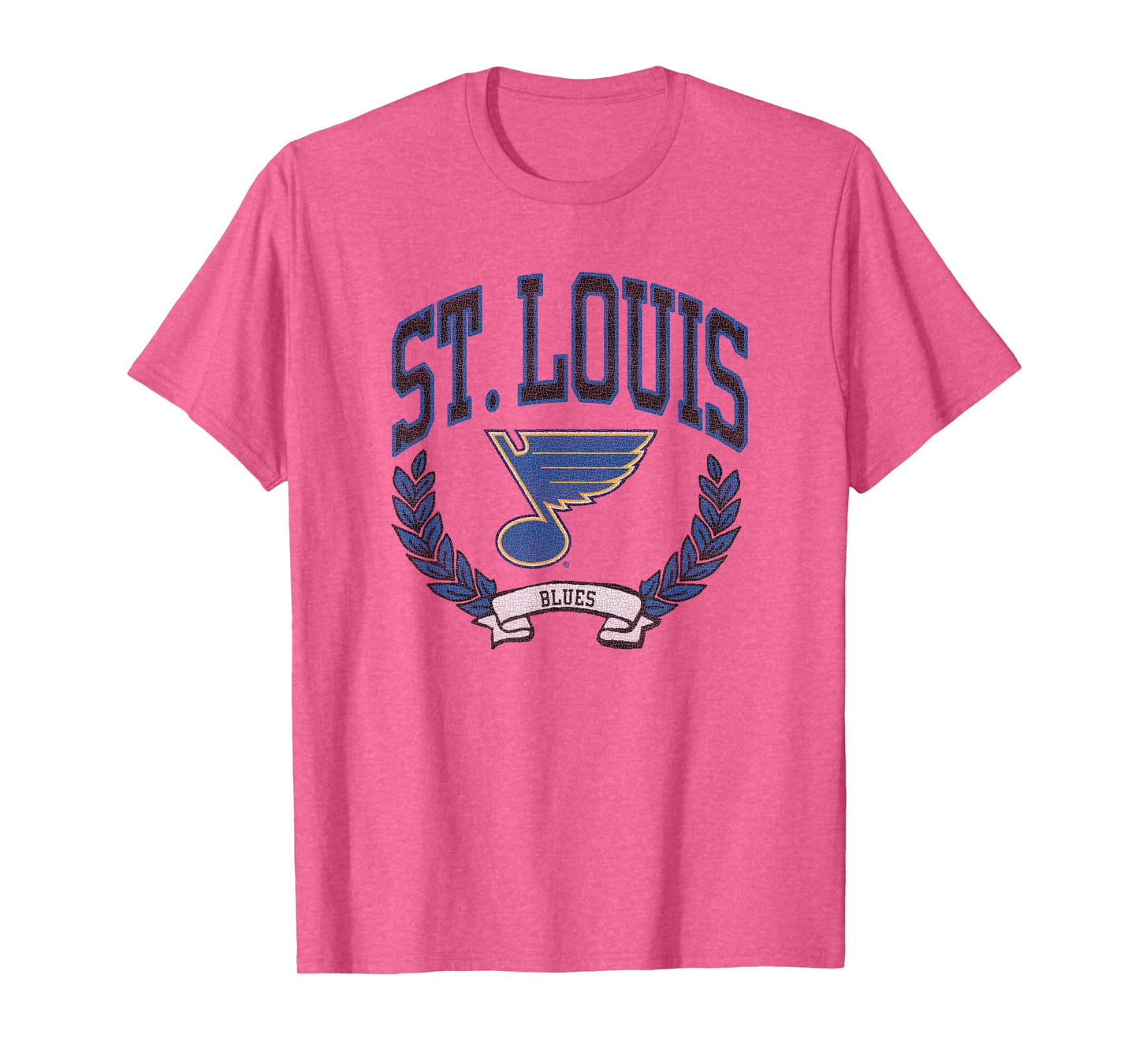 St. Louis Blues Vintage Victory Gray Officially Licensed T-Shirt