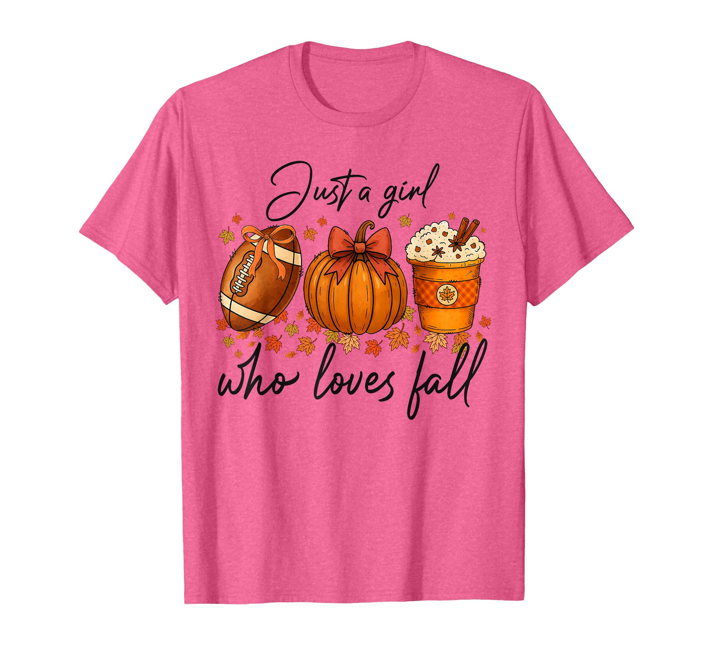 Just A Girl Who Loves Fall Pumpkin Cozy Autumn Men T-Shirt