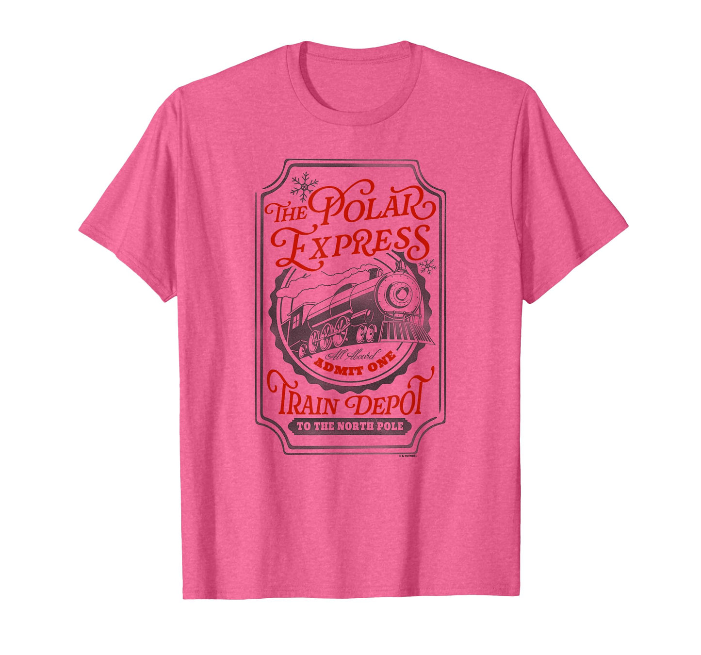 The Polar Express Train Depot to The North Pole Poster T-Shirt