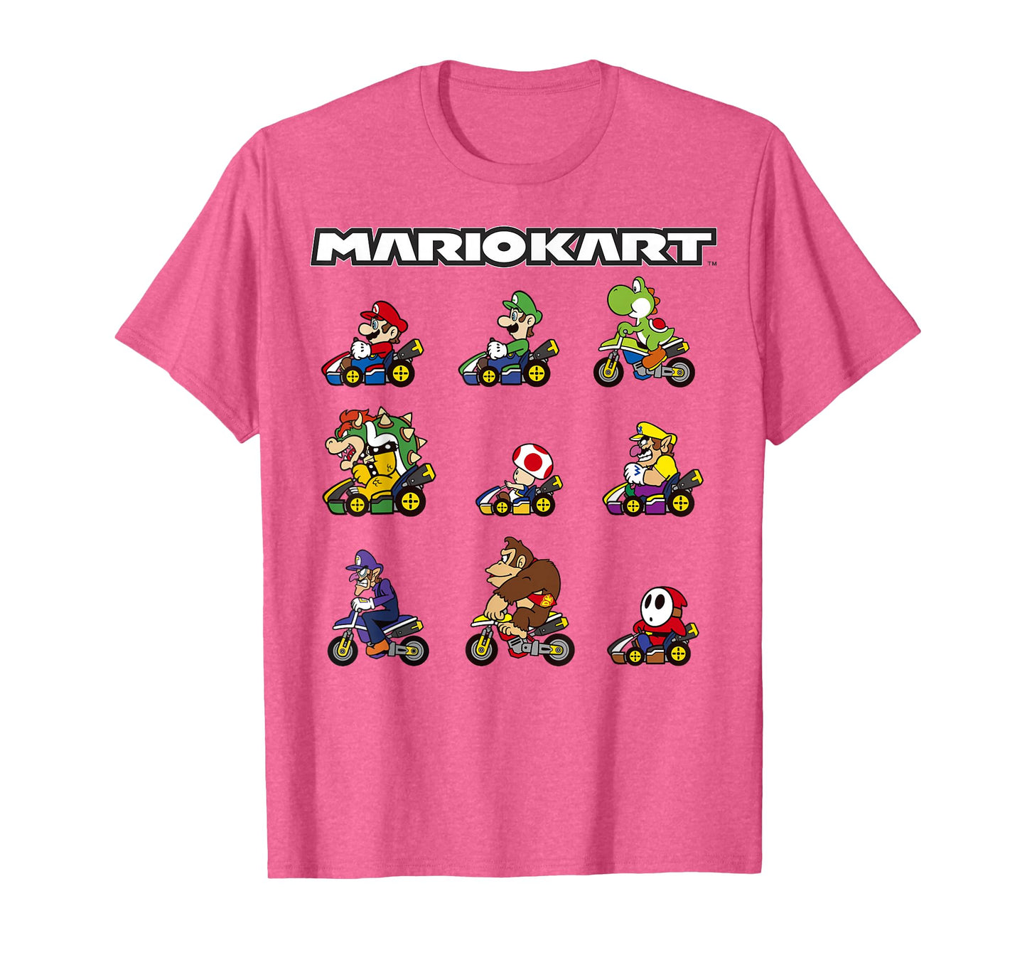 Nintendo Mario Kart Racers Ready Line-Up Graphic T-Shirt