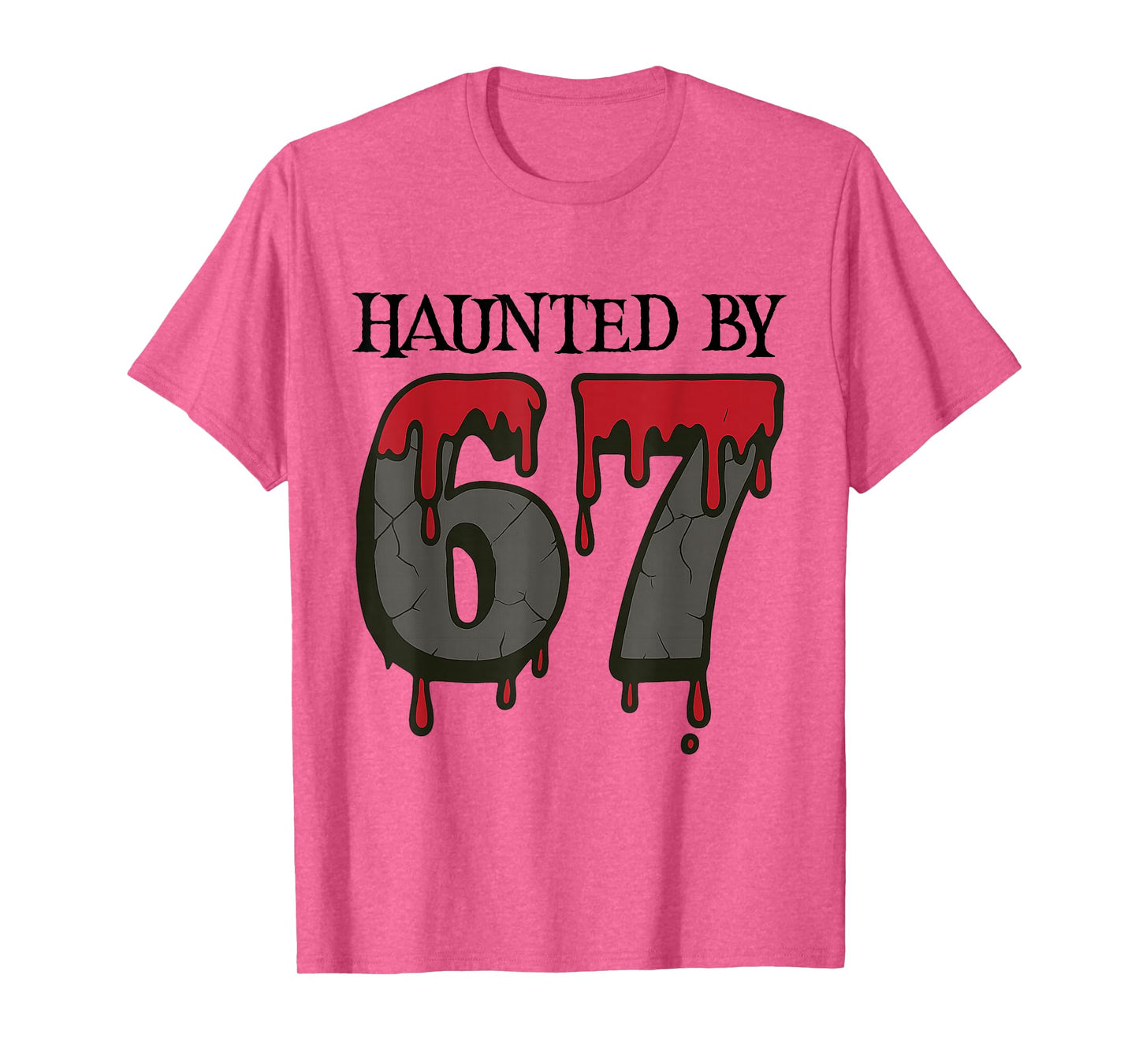 67 Meme Halloween Haunted Spooky - Six Seven Gen Alpha Z T-Shirt