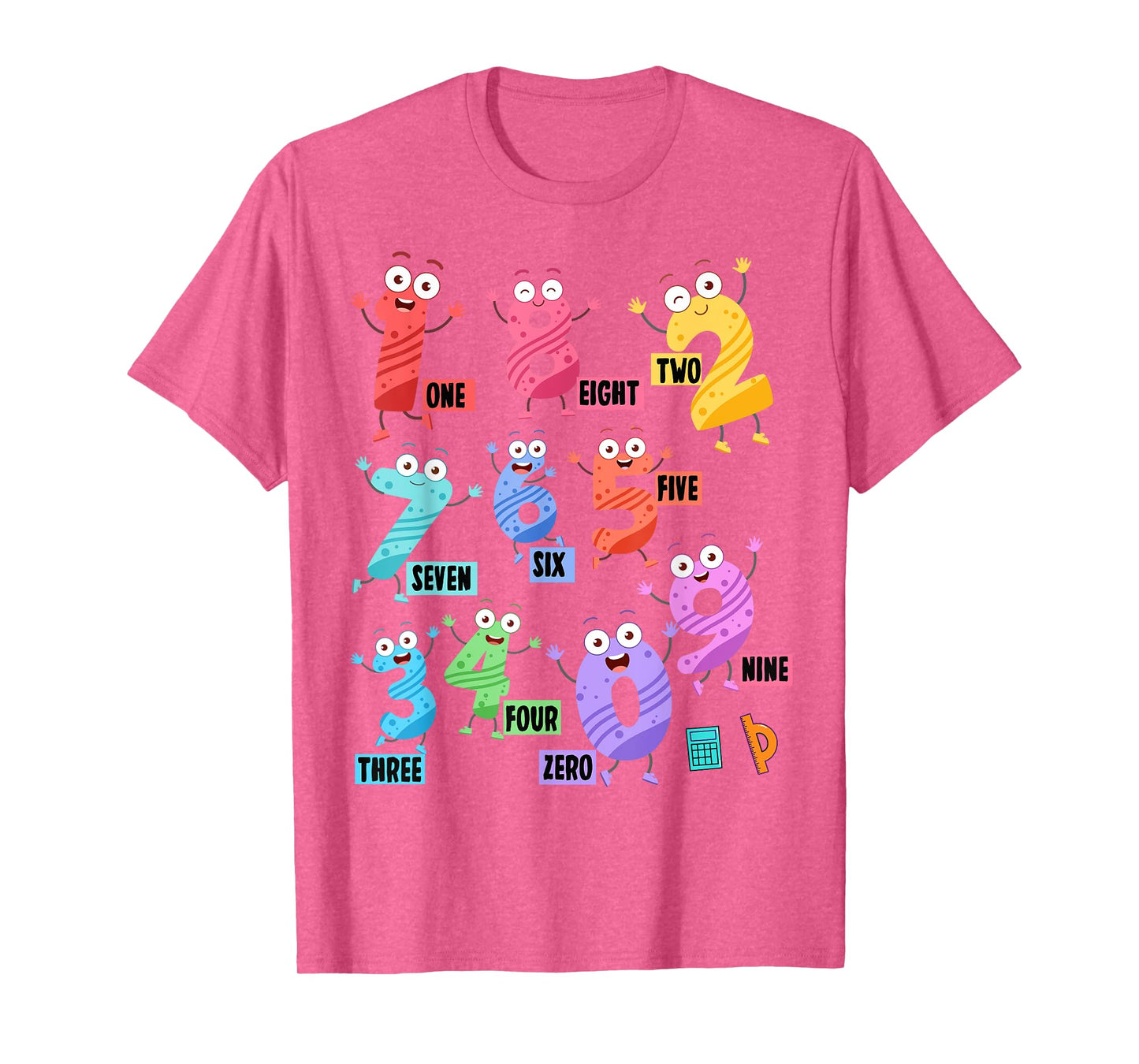 Maths Day Costume With Numbers On Idea Kids Maths Number T-Shirt