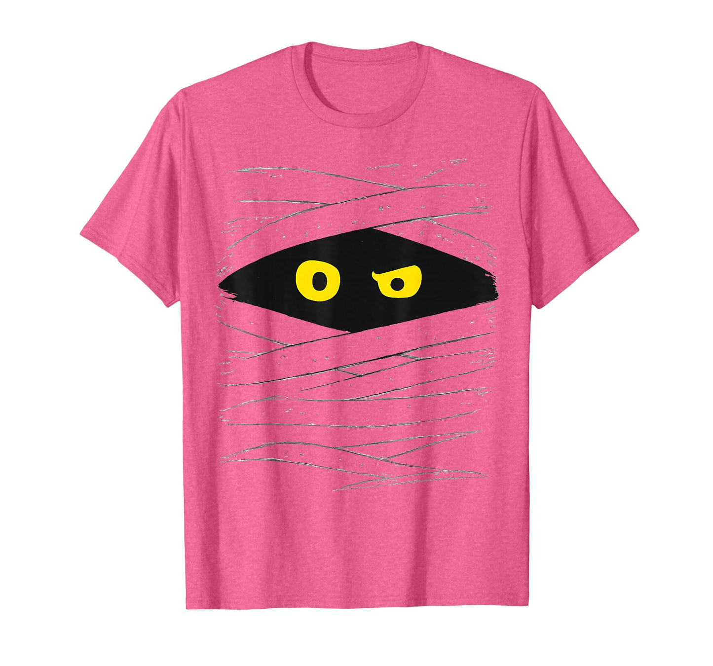 Mummy Wrap Eyes Costume Funny Scary Spooky Halloween T-Shirt