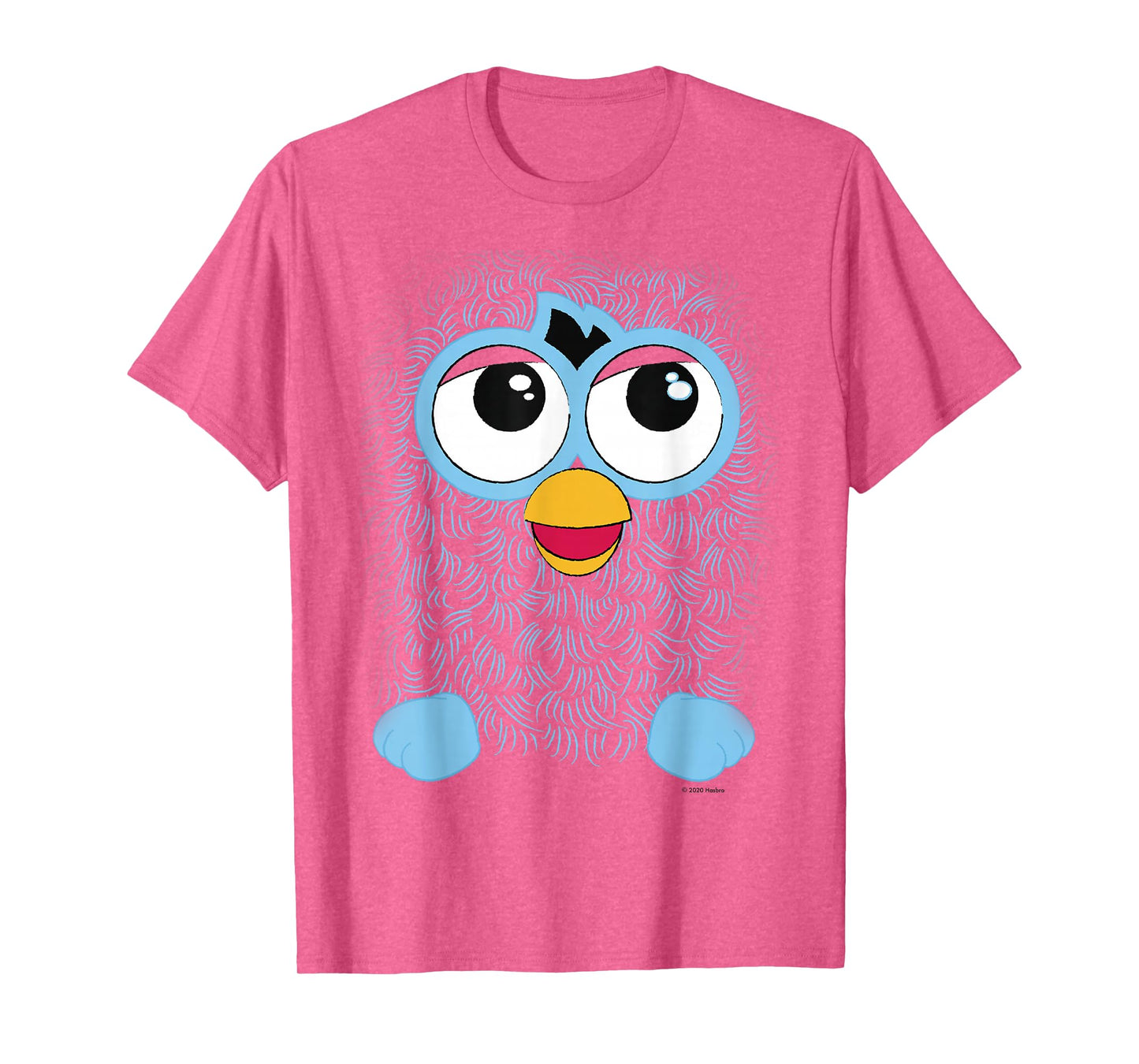 Furby Retro Big Blue Smiling Face T-Shirt