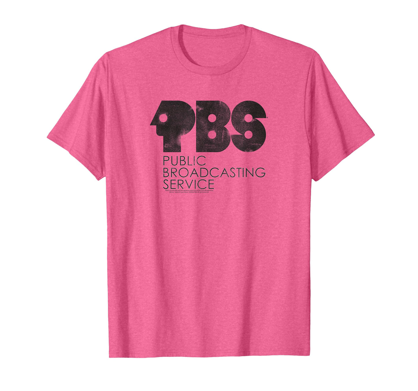 PBS Vintage Groovy Classic Logo Public Broadcasting Service T-Shirt