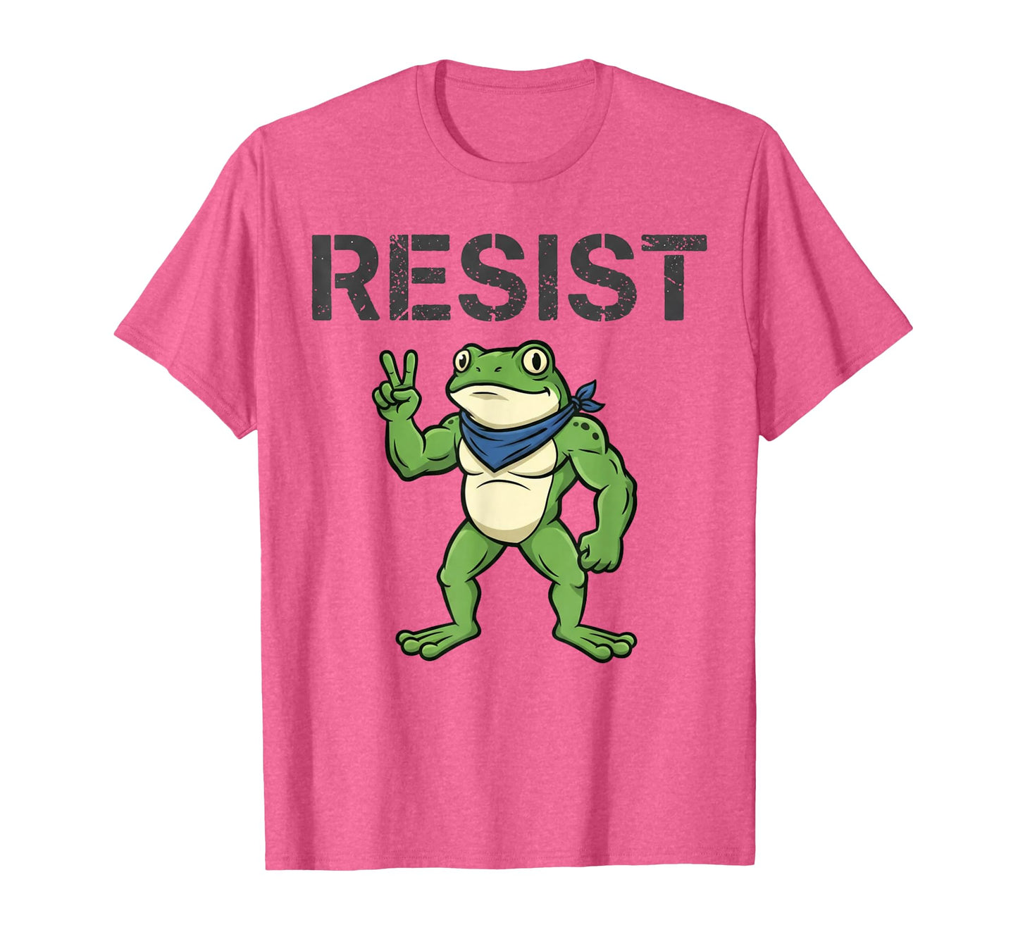 Frogs Resist Cartoon Frog Protest Art Funny Portland T-Shirt