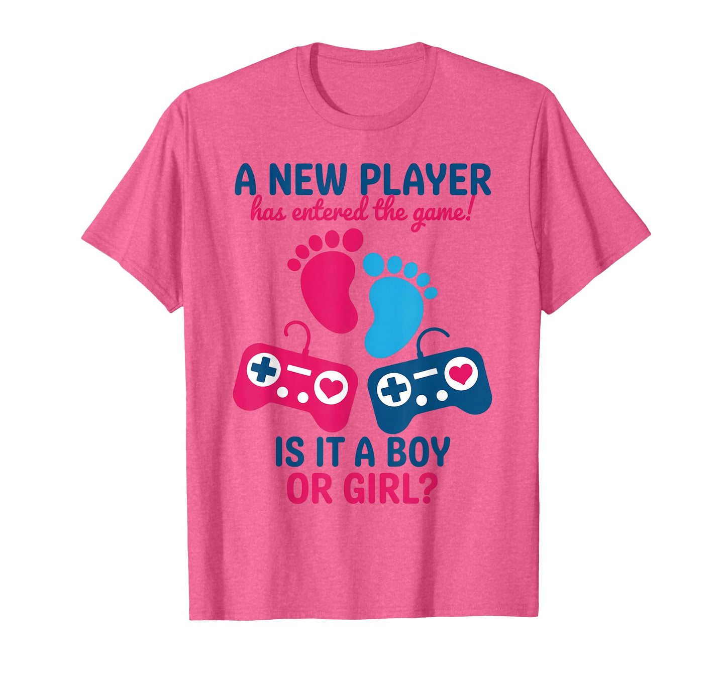 New Player Game Baby Shower Game Video Gamer Gender Reveal T-Shirt