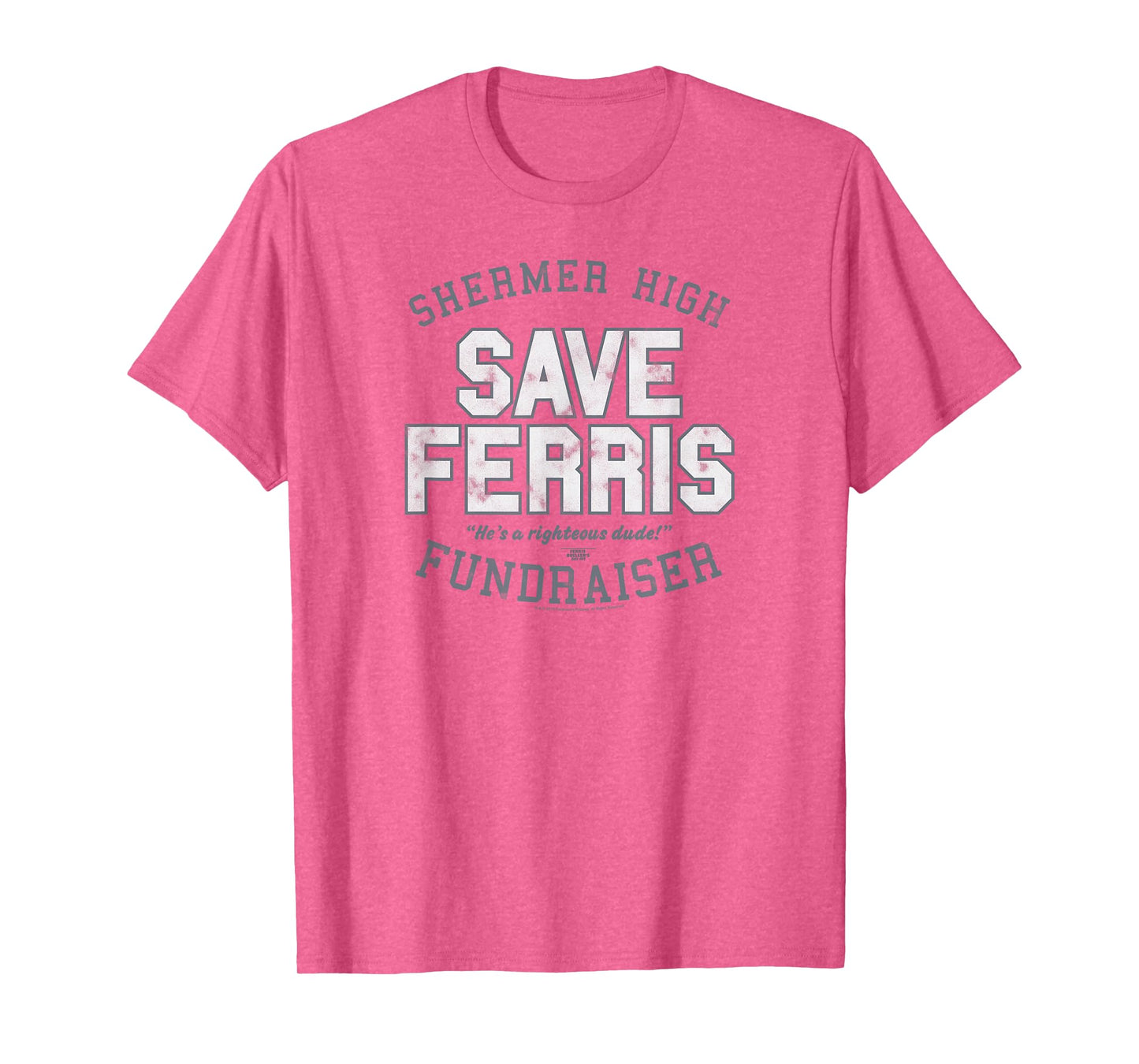 Ferris Bueller's Day Off Shermer High Save Ferris Fundraiser T-Shirt