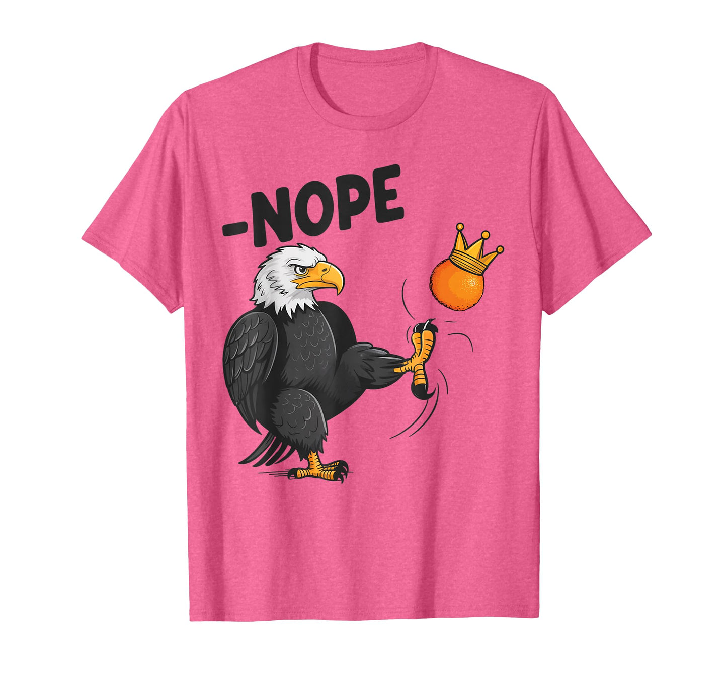 Funny Eagle No Kings October 18 No Kings Day Men Women T-Shirt