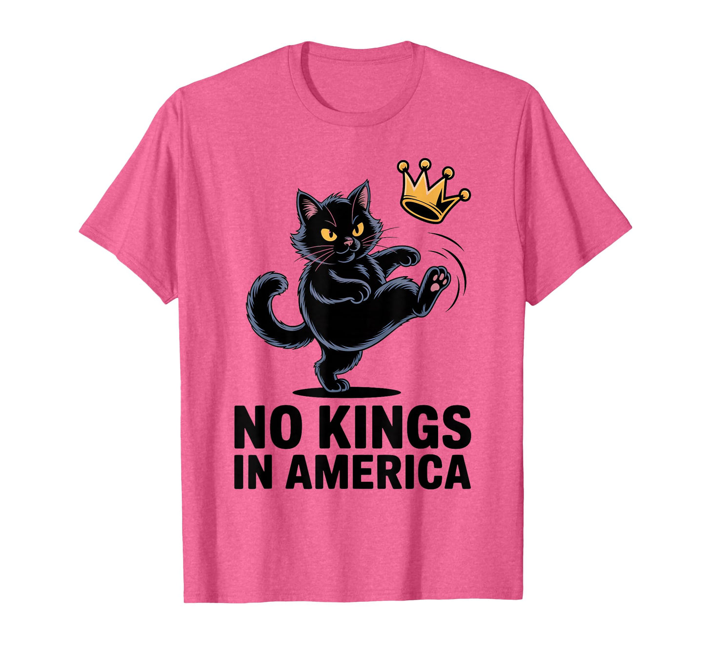 No Kings in America Shirt Black Cat No Kings T-Shirt