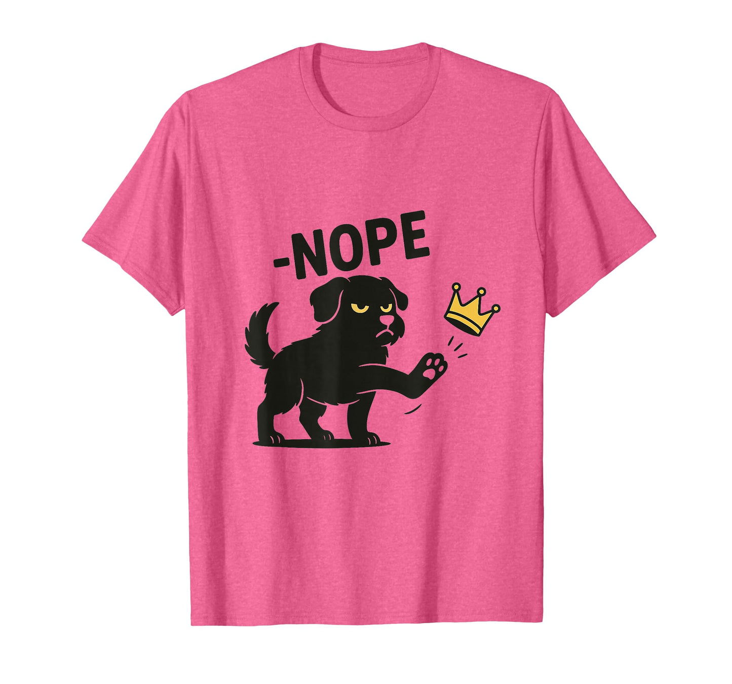 No Kings in America Dog, Funny Political Meme T-Shirt