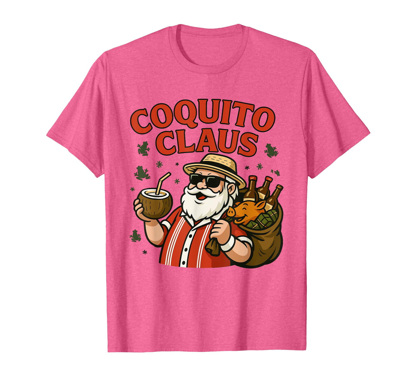 Coquito Claus Puerto Rican Christmas T-Shirt