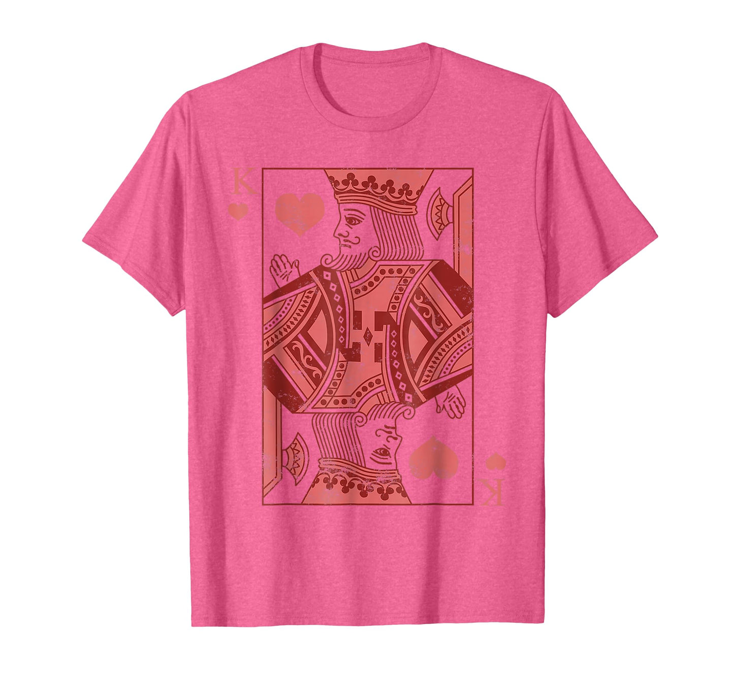 King Of Hearts Valentines Day Cool V-Day Couple Matching T-Shirt