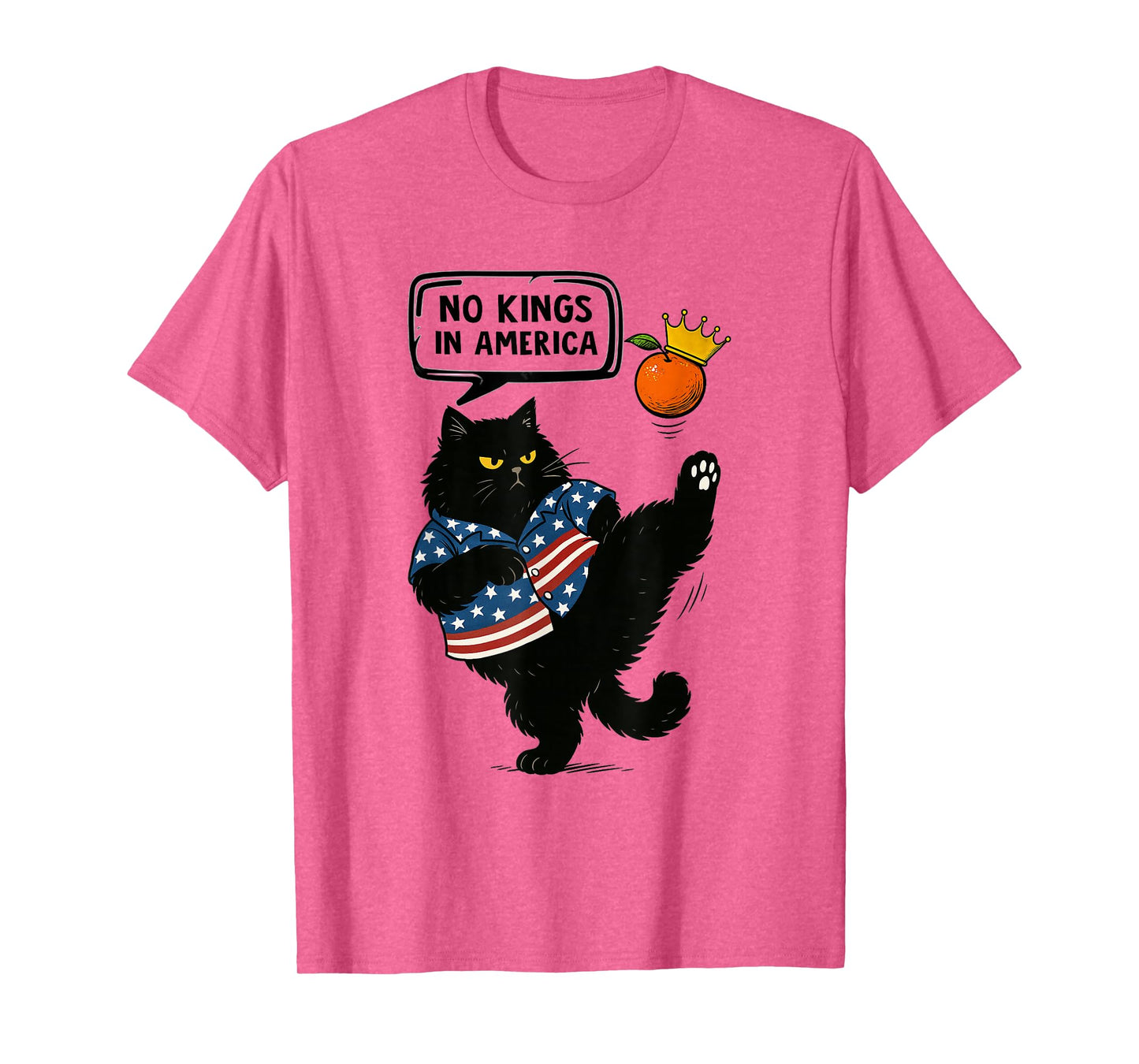 No King Lives Here No Kings in America Since 1776 T-Shirt