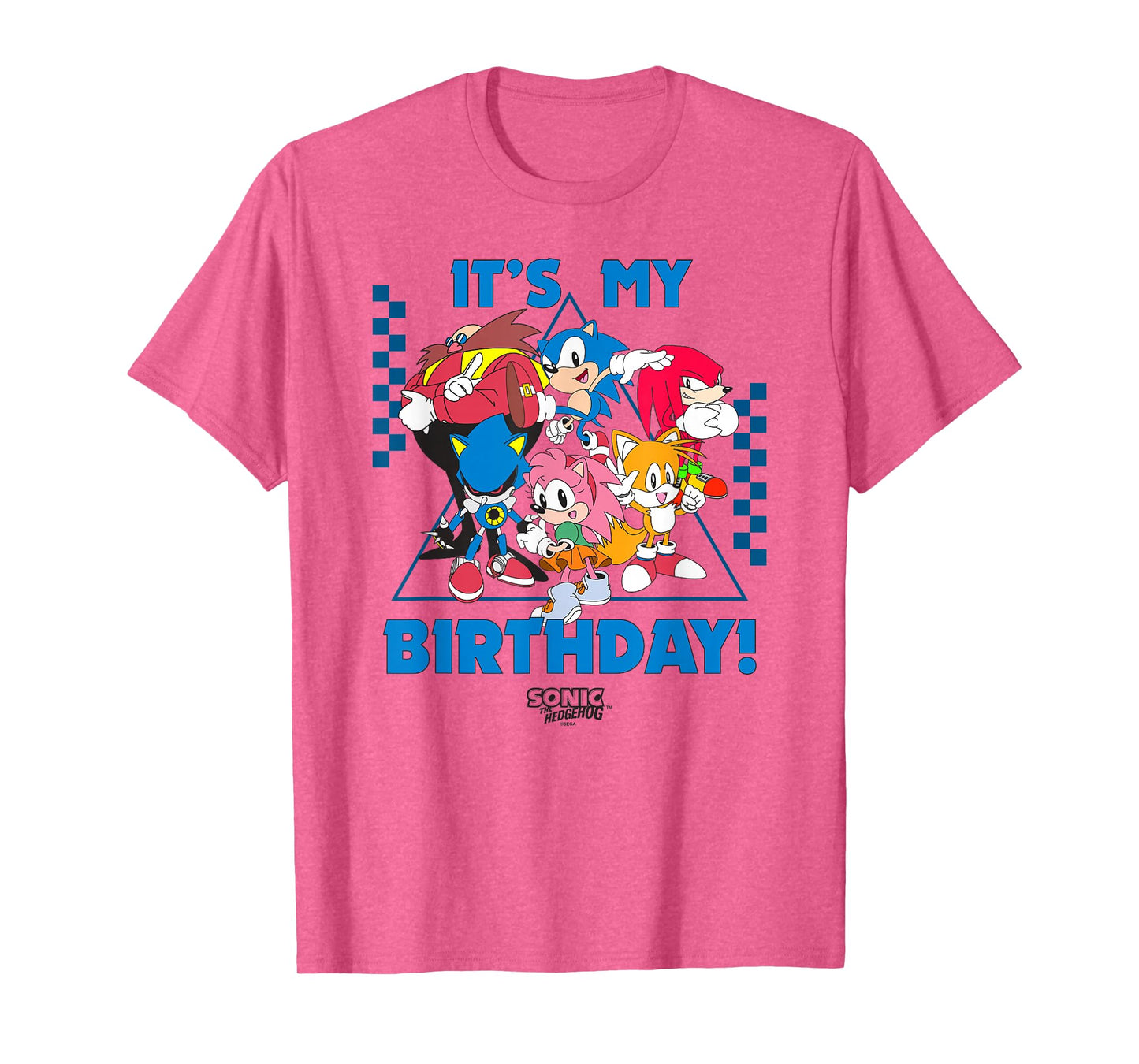 Sonic The Hedgehog Birthday It's My B-Day Group Shot T-Shirt