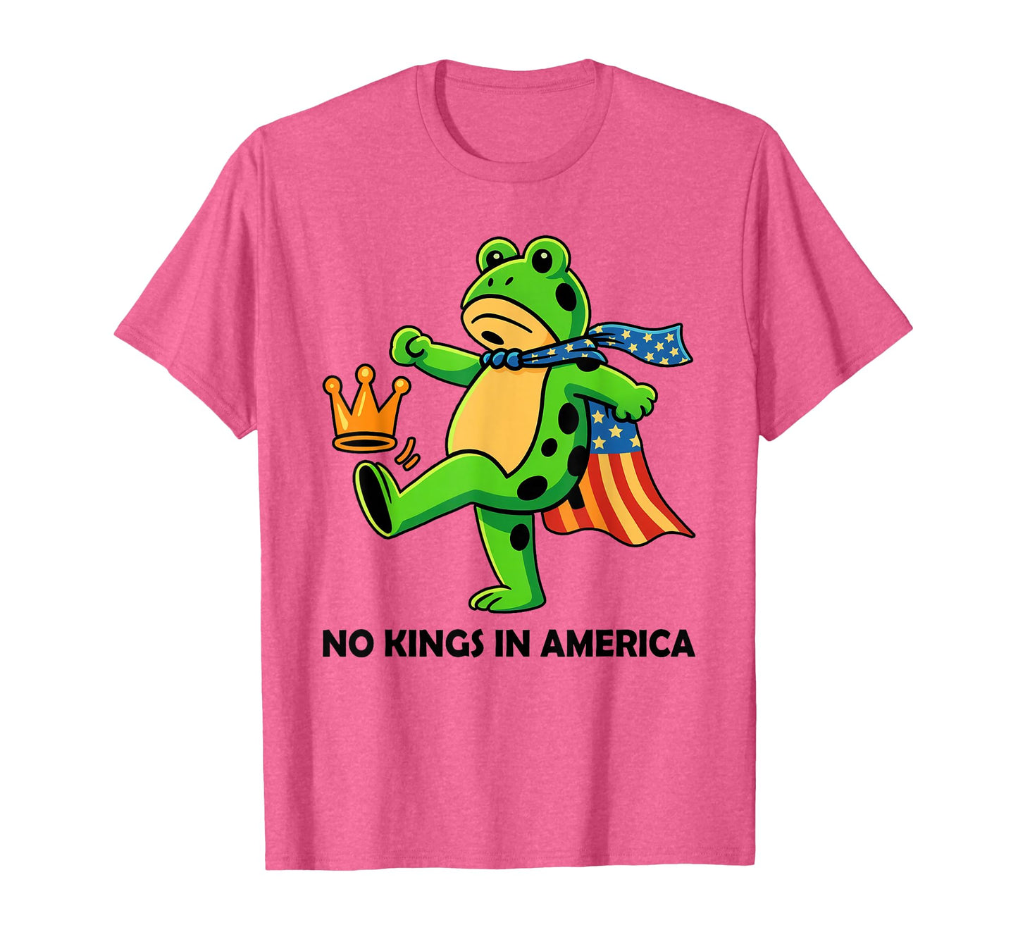 Frog No Kings in America We The People Political T-Shirt