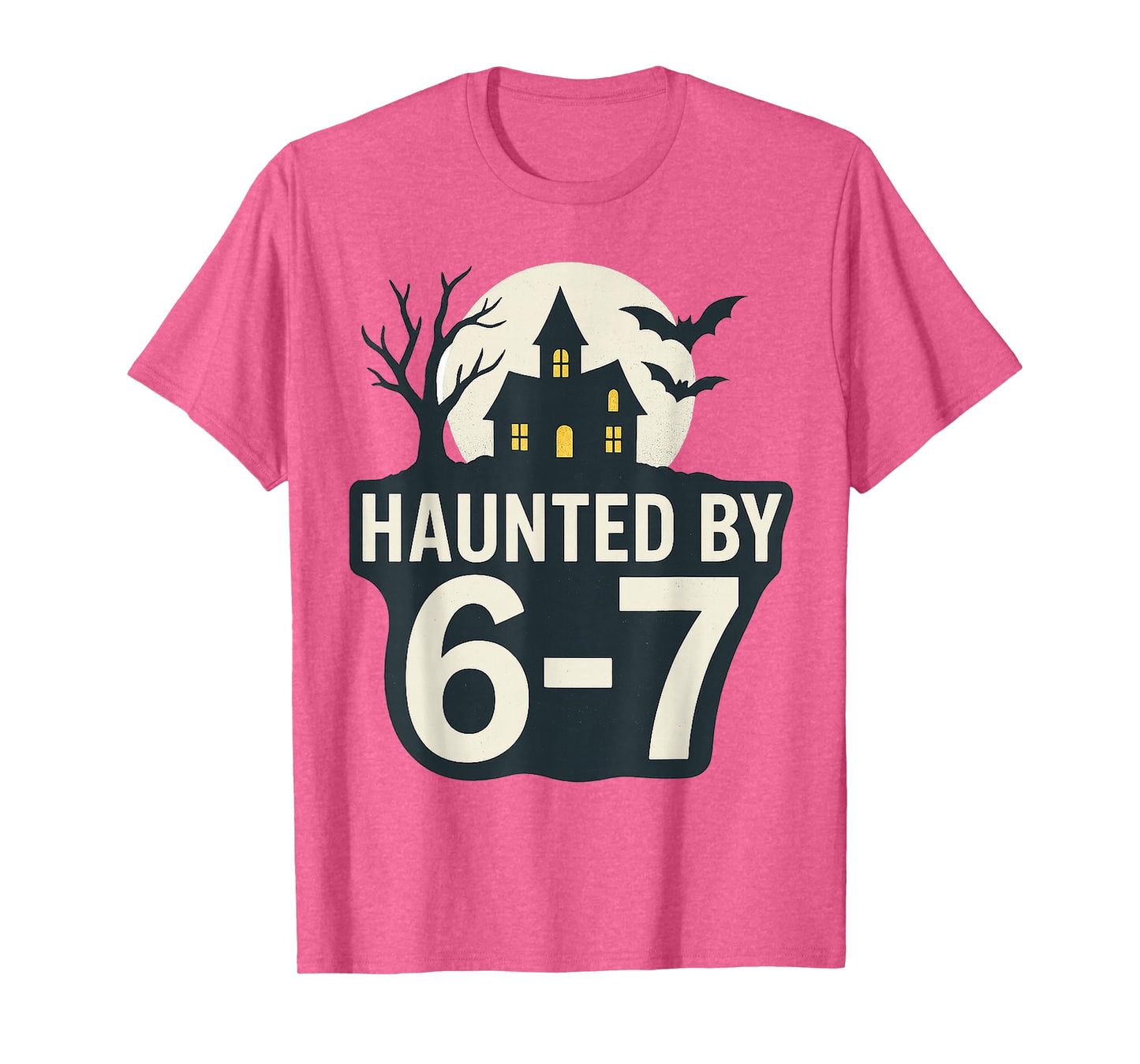 67 Meme Halloween House Spooky - Six Seven Gen Alpha Z T-Shirt