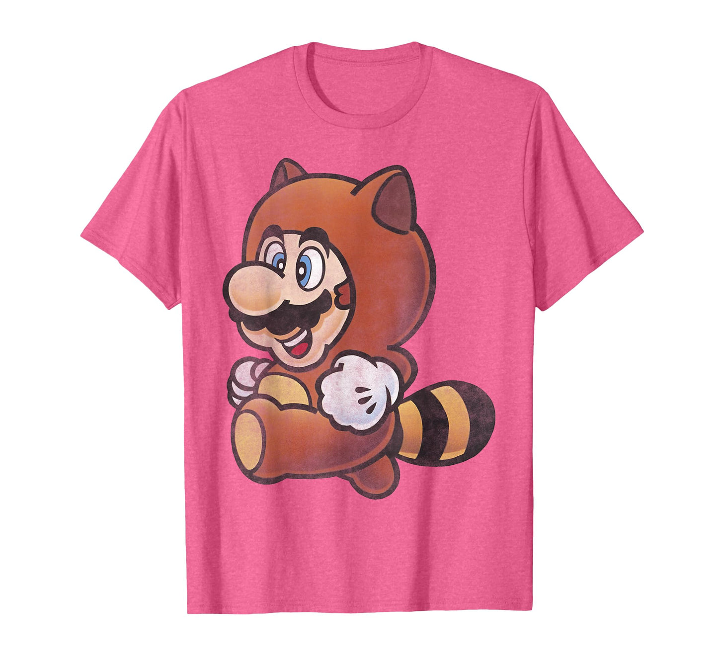 Nintendo Super Mario Tanooki Suit Vintage Graphic T-Shirt