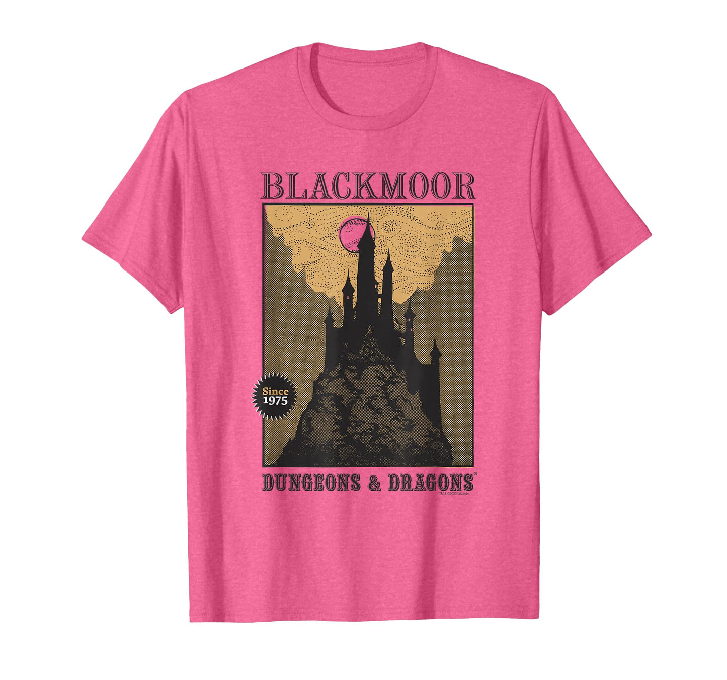 Dungeons & Dragons 50th Anniversary Blackmoor Castle Card T-Shirt