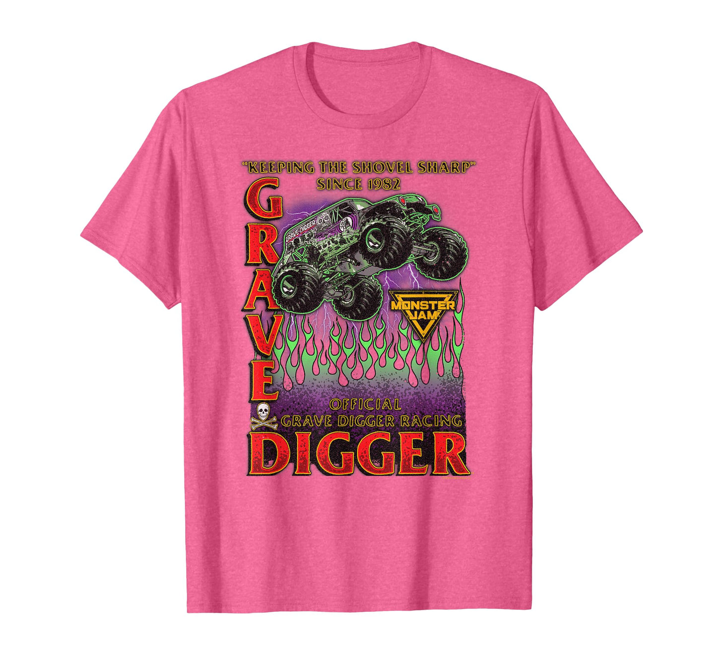 Monster Jam Keeping The Shovel Sharp Since 1982 Motor Sports T-Shirt