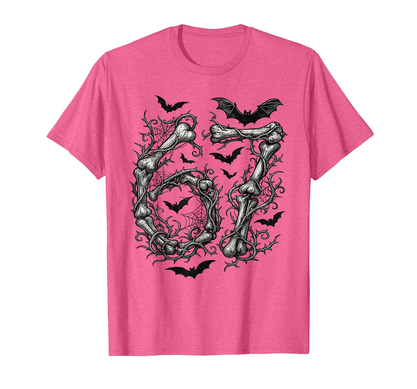 Halloween Number 6 7 Bones Skeleton Costume T-Shirt