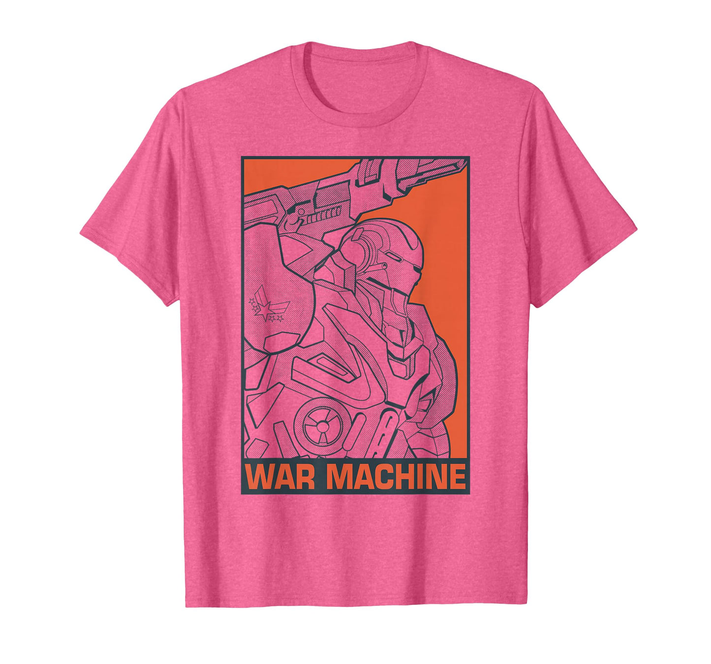 Marvel Avengers Endgame War Machine Pop Art Graphic T-Shirt T-Shirt