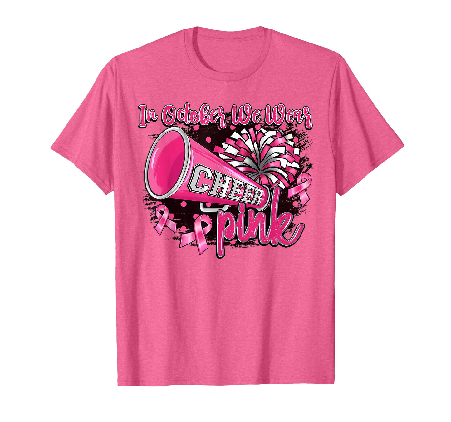 Pink Out Football Cheer for The Cure Breast Cancer Awareness T-Shirt