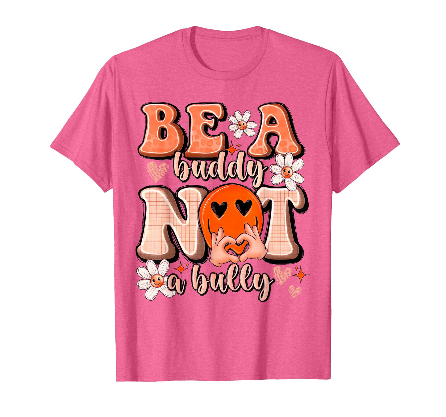 Be A Buddy Not A Bully Unity Day Anti Bullying Orange Kids T-Shirt