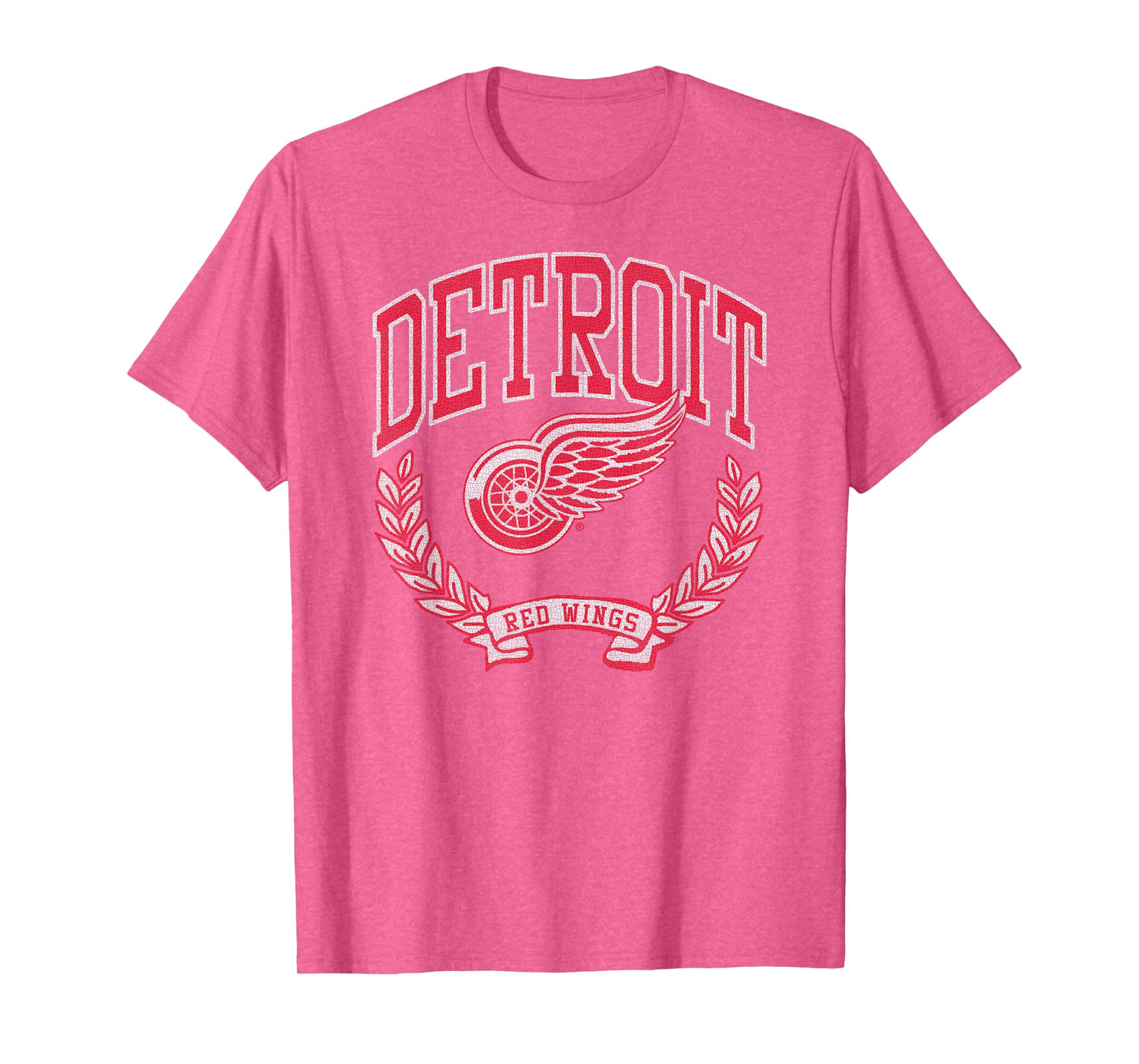 Detroit Red Wings Vintage Victory Gray Officially Licensed T-Shirt