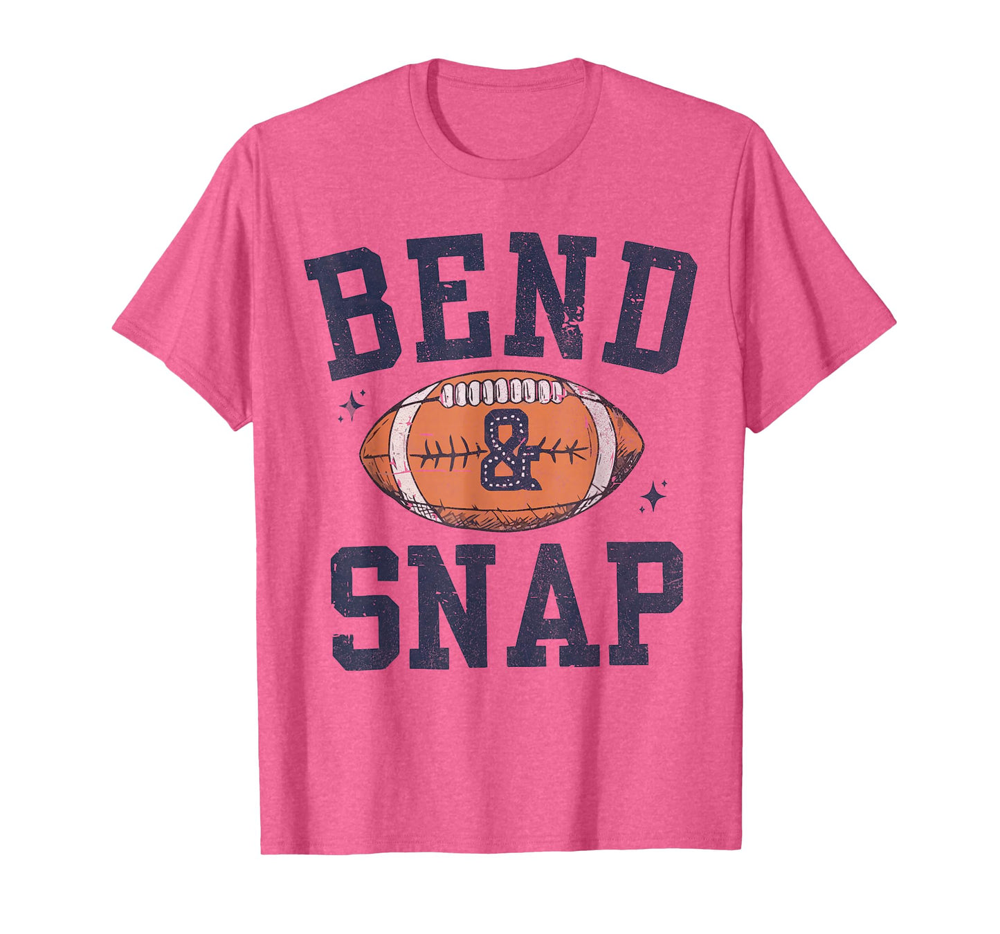 Funny Game Day Touchdown Season Cute Bend and Snap Football T-Shirt