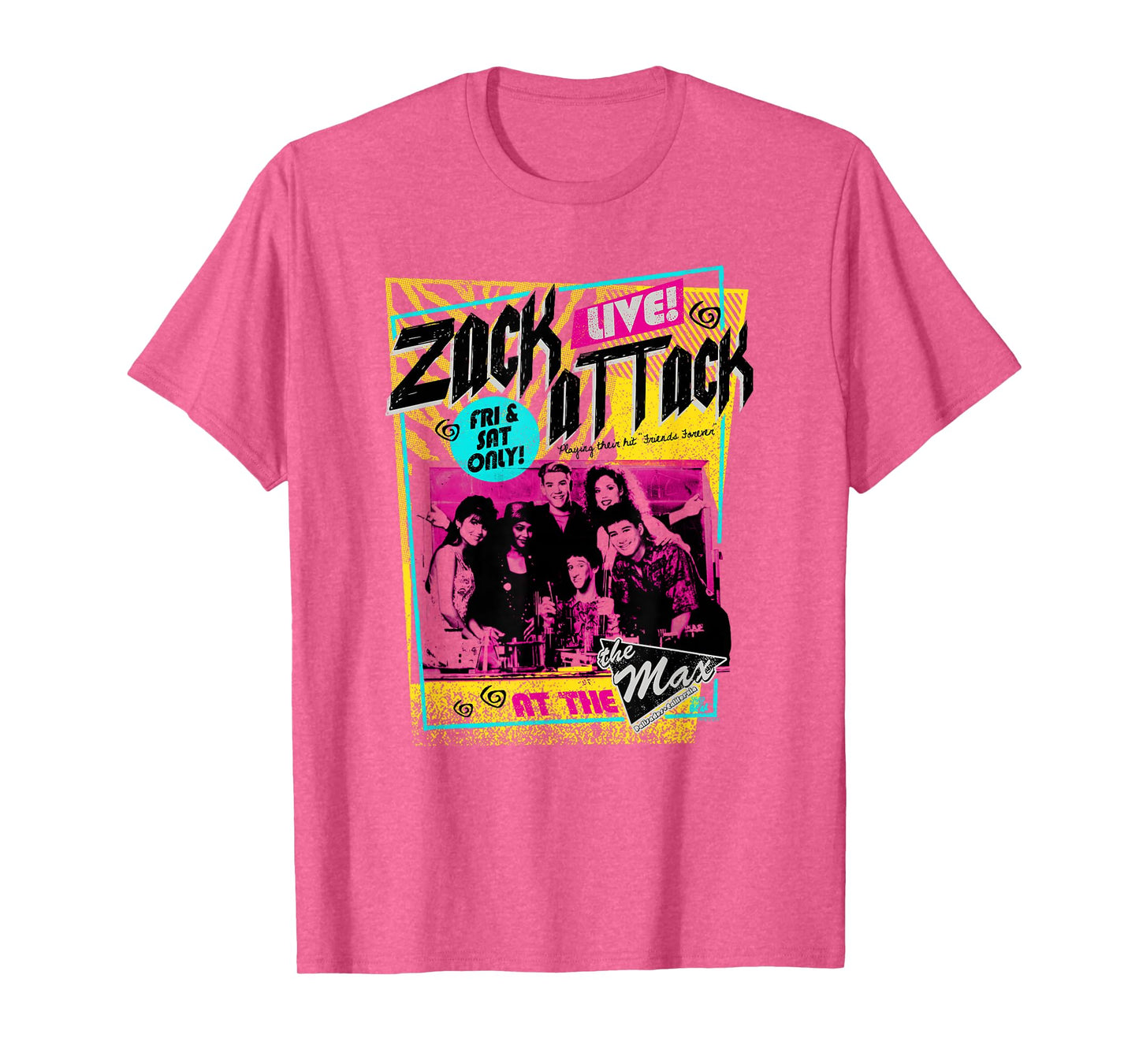 Saved By The Bell Zack Attack Live T-Shirt