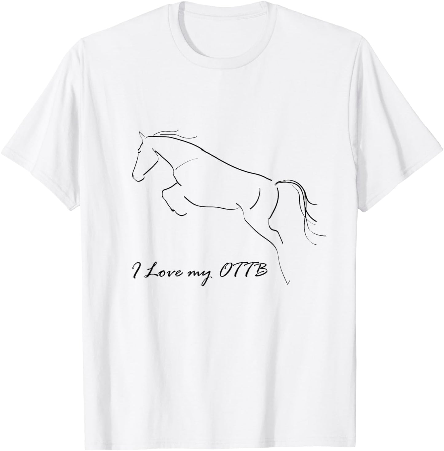 I Love My OTTB Calligraphy T-Shirt - T-Shirt | White