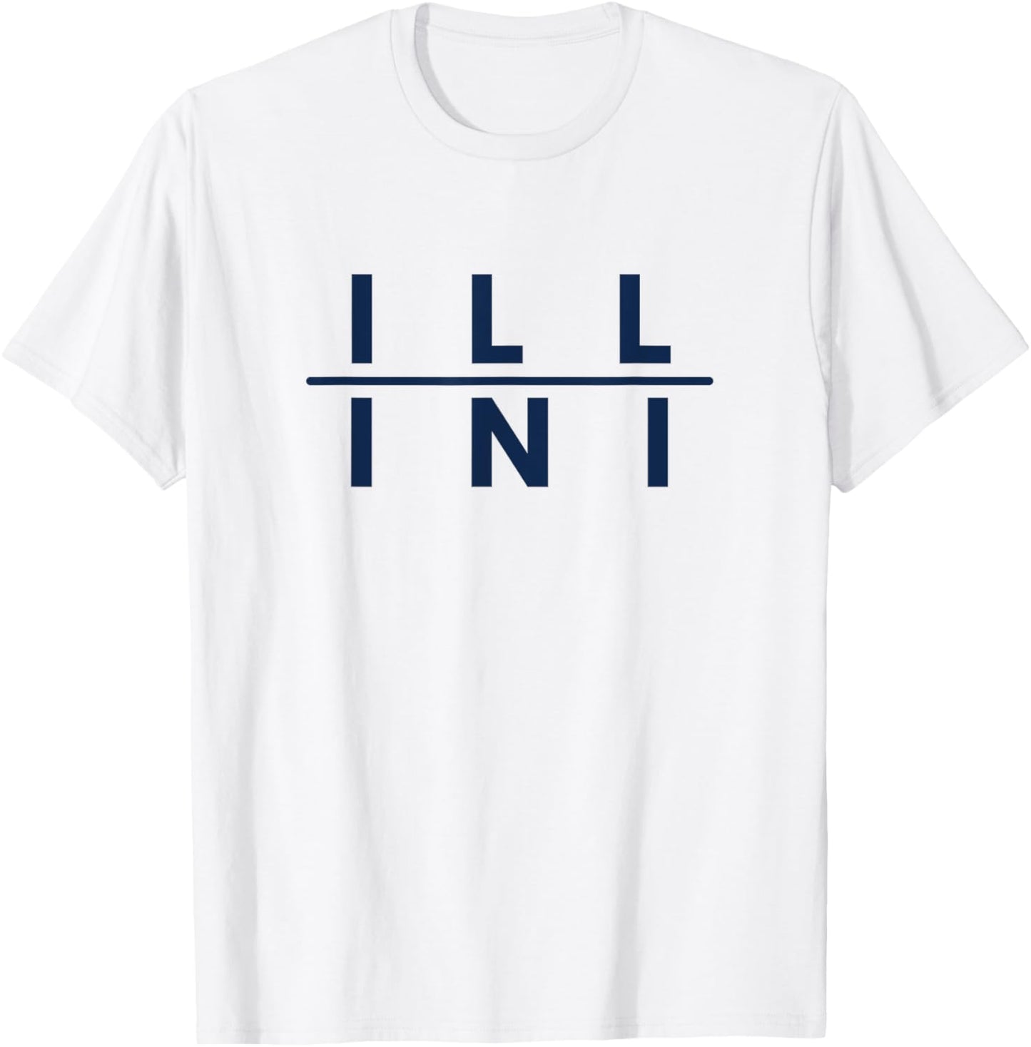 Illinois IL Athletics Fans T-Shirt - T-Shirt | White