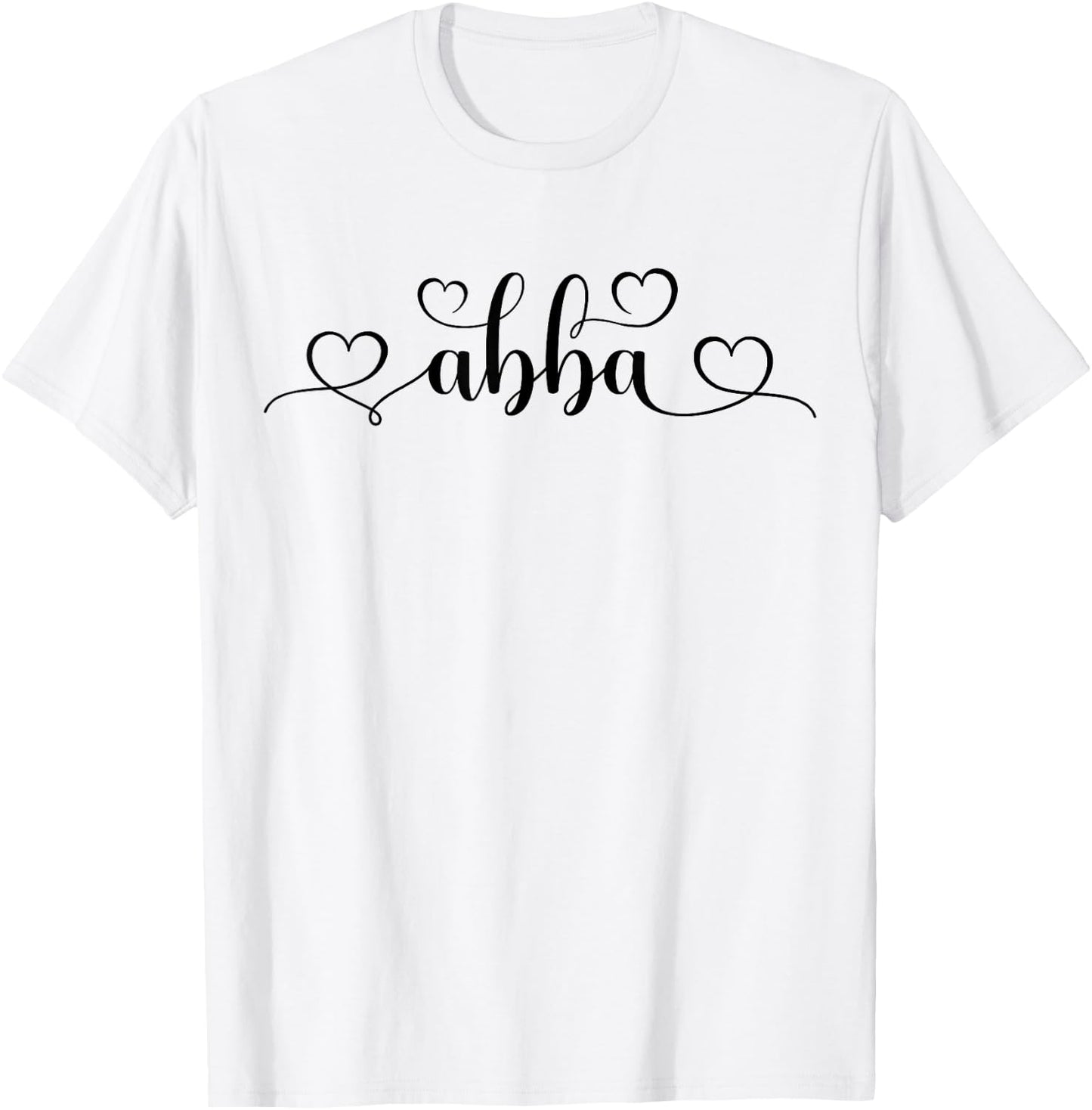 Abba Name Women Men Kids Abba Birthday Shirt Gift Abba Name T-Shirt - T-Shirt | White