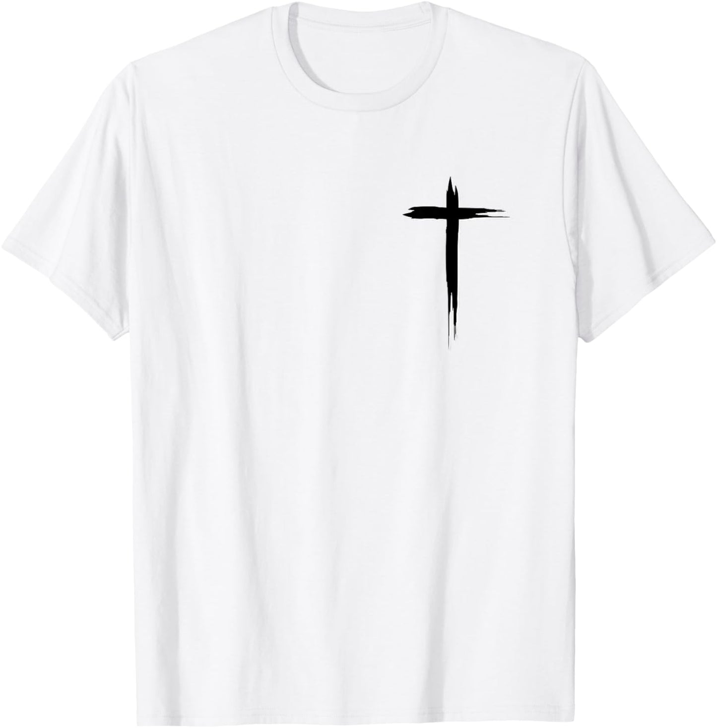 Cross Faith Jesus Christ Cross Graphic T-Shirt - T-Shirt | White