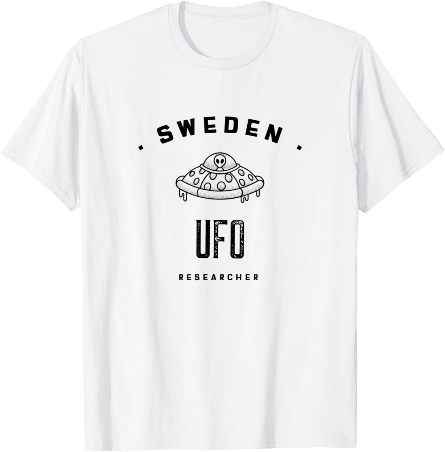 Sweden UFO Researcher T-Shirt - T-Shirt | White