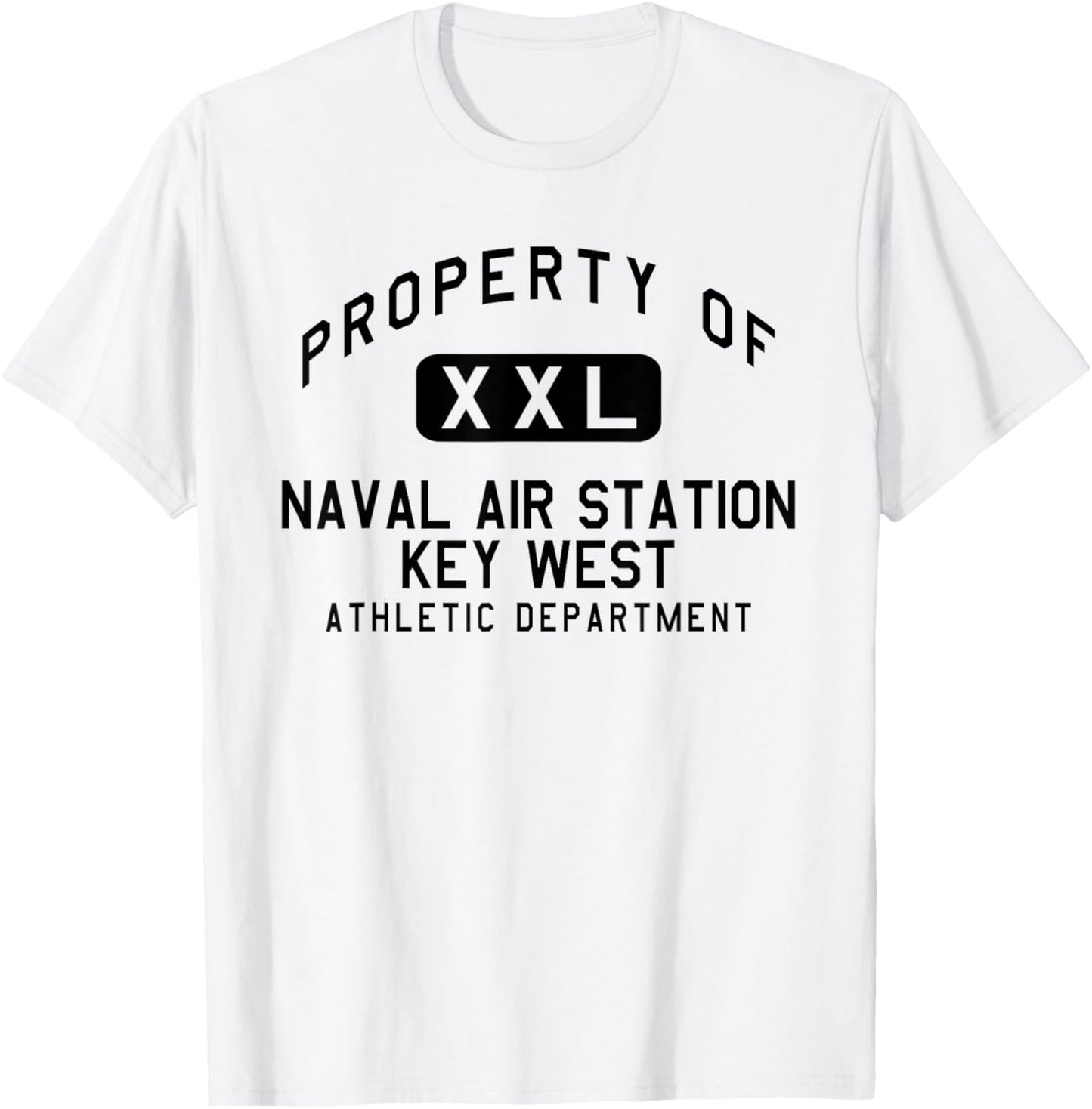 Property of Naval Air Station Key West Athletic Department T-Shirt - T-Shirt | White