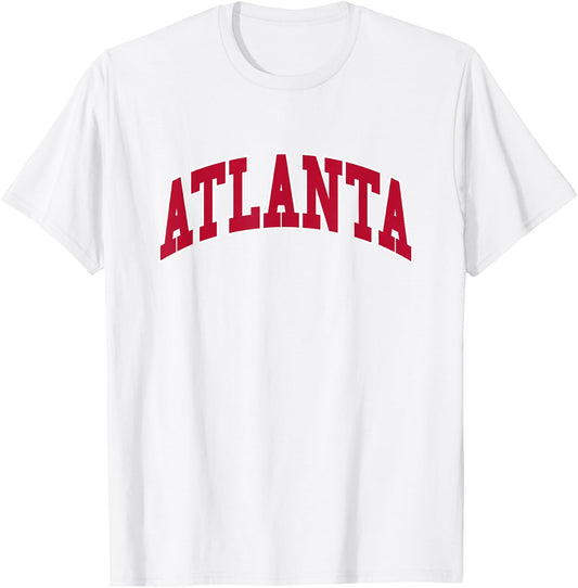 ATLANTA - Throwback Design - Classic T-Shirt - T-Shirt | White