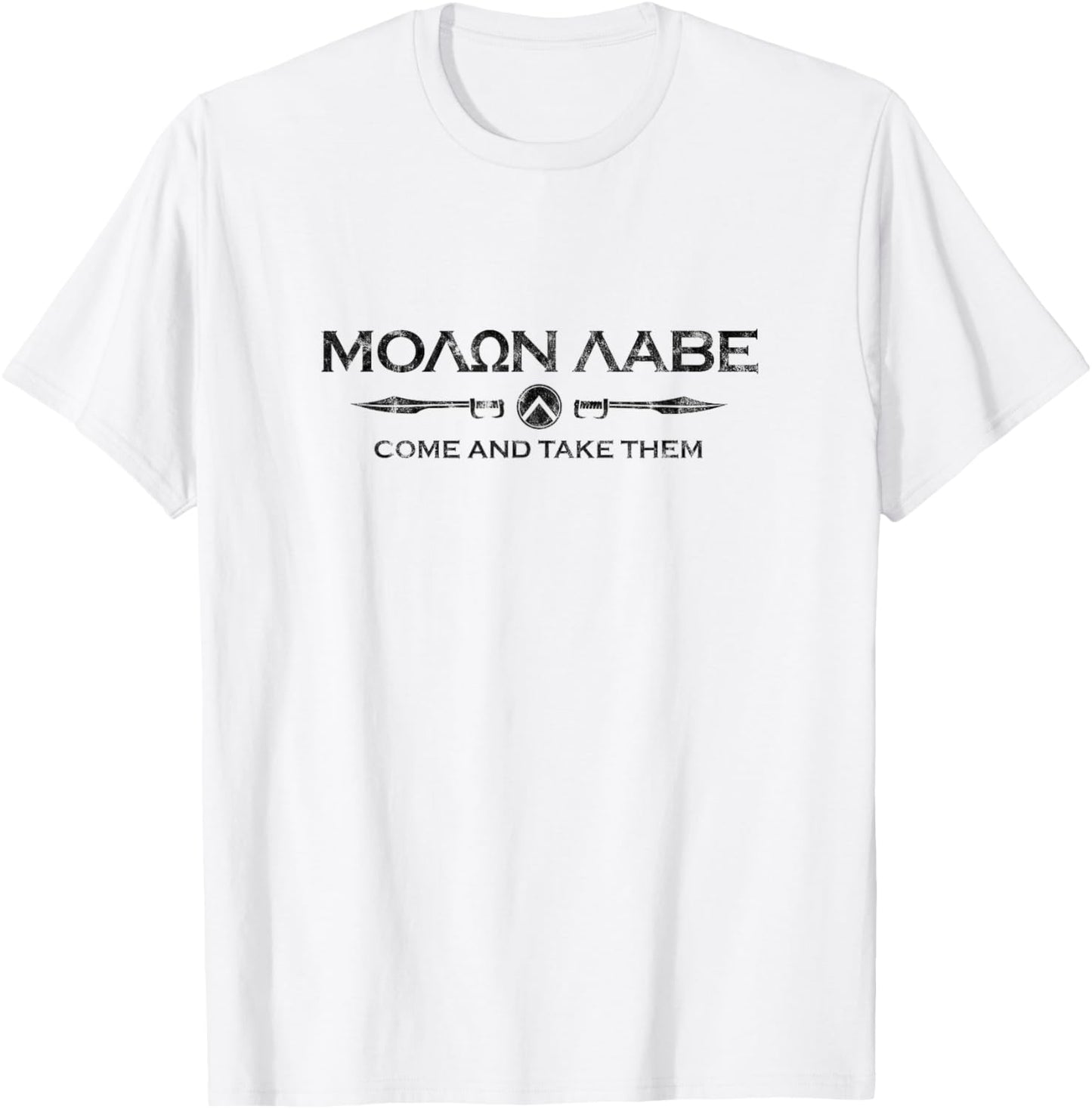 Sparta Gym and Fitness - Molon Labe T-Shirt - T-Shirt | White