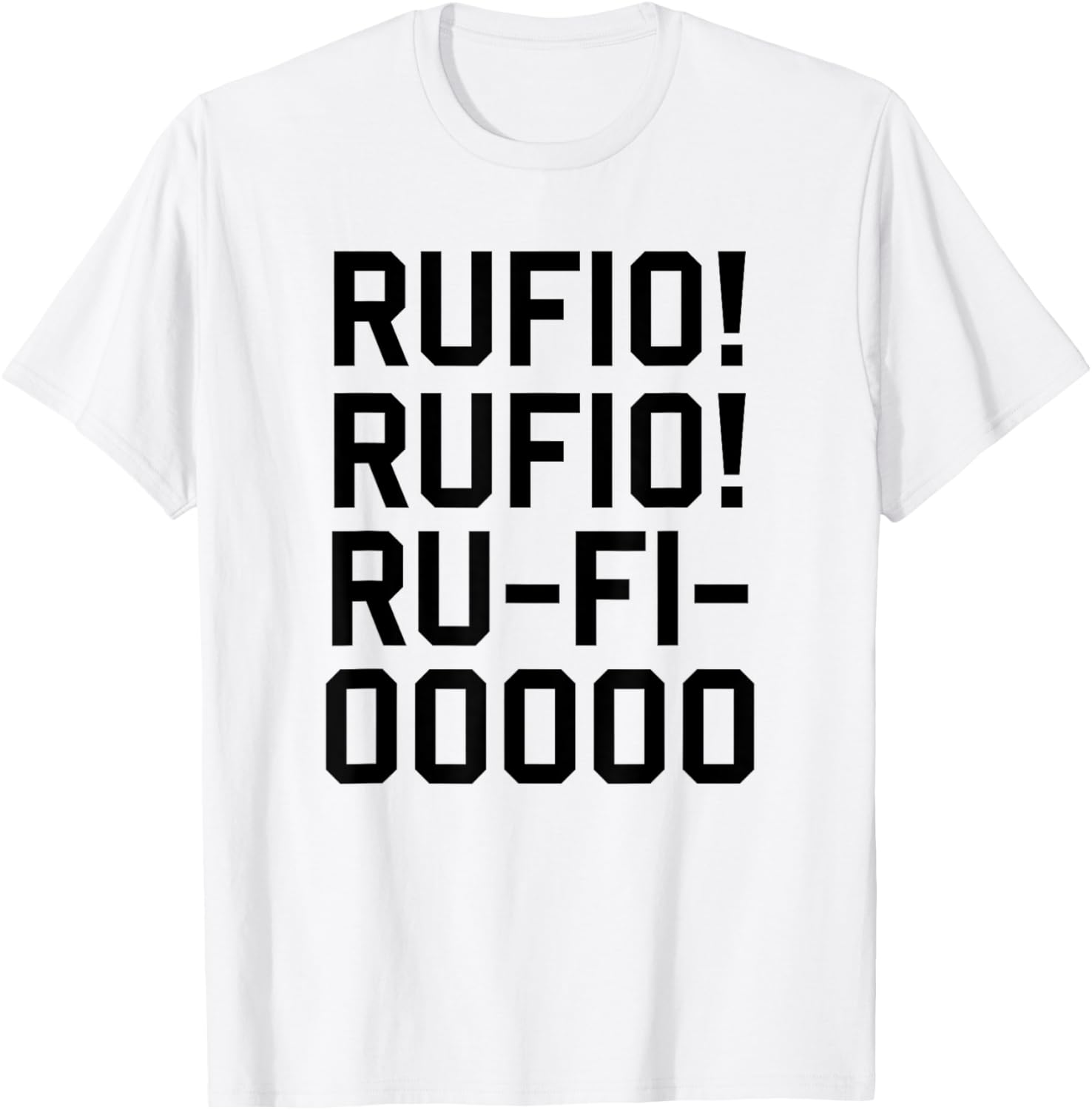 Rufio Rufio Ru Fi Ooooo T-Shirt - T-Shirt | White