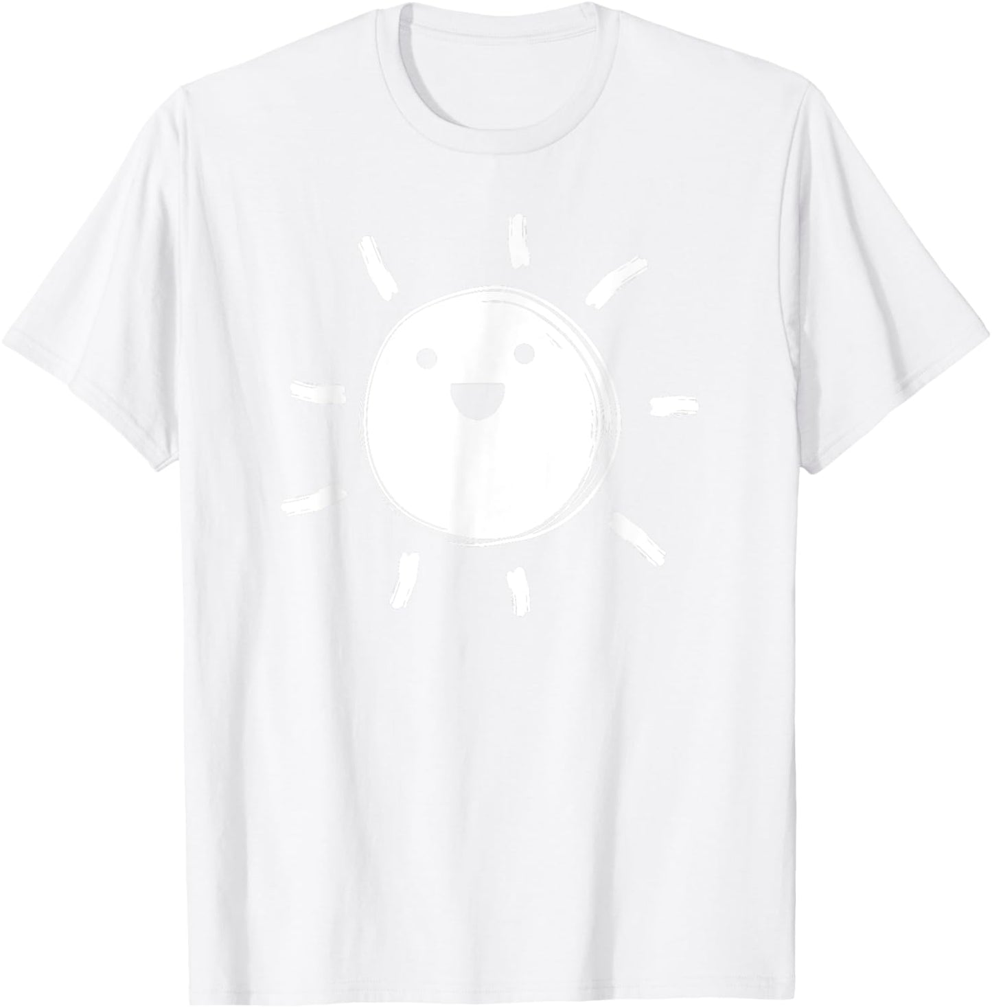 Smiling Sun Sunshine Happy Smile Kids Teachers T-Shirt - T-Shirt | White