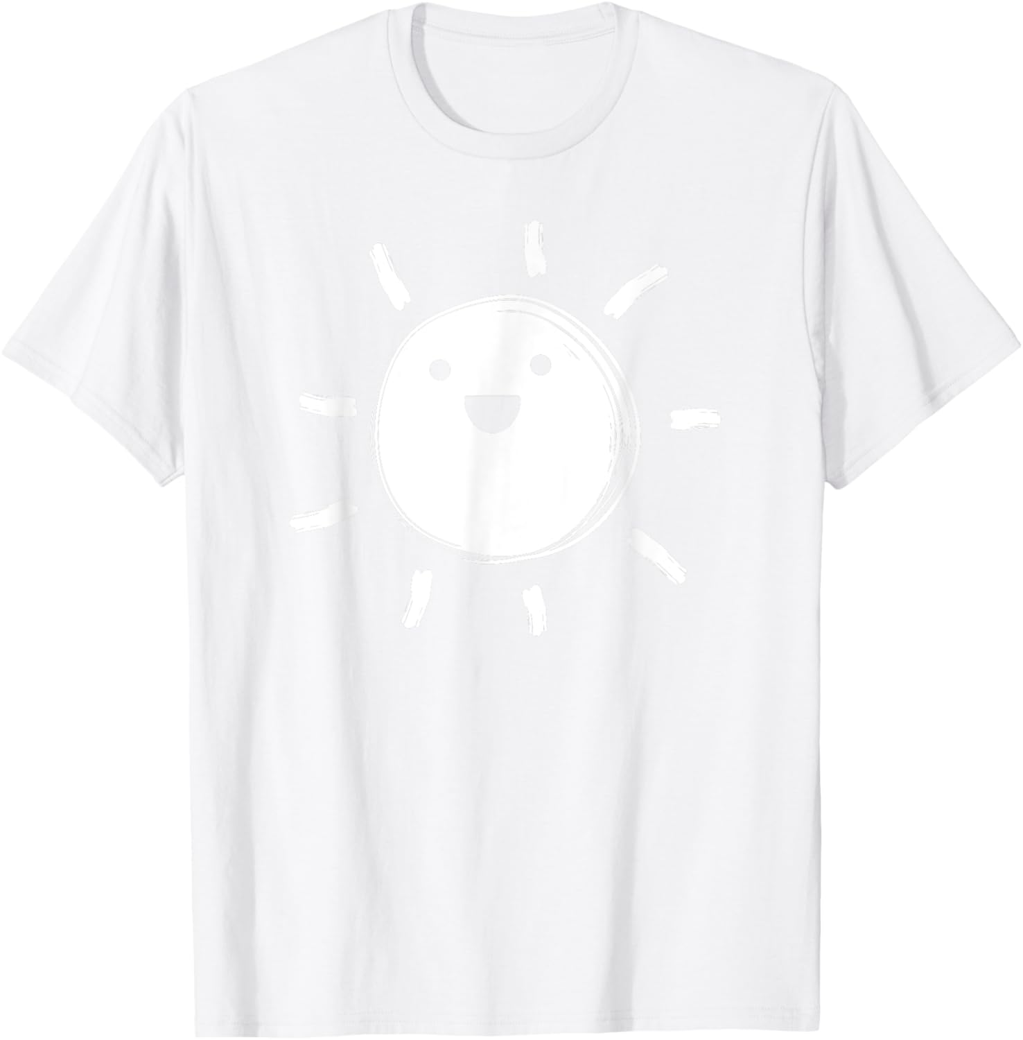 Smiling Sun Sunshine Happy Smile Kids Teachers T-Shirt - T-Shirt | White