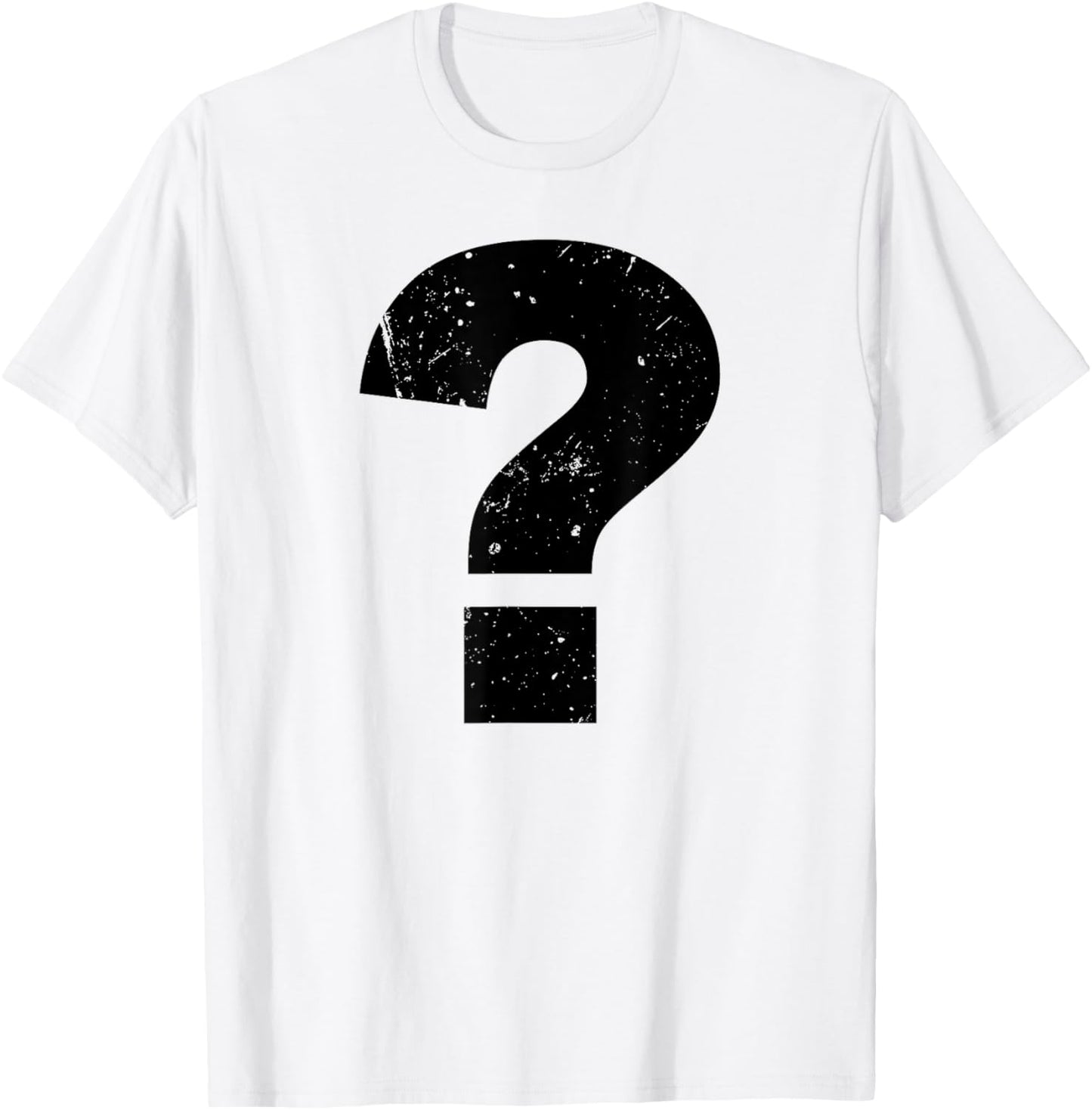 Question mark funny Questionmark T-Shirt - T-Shirt | White