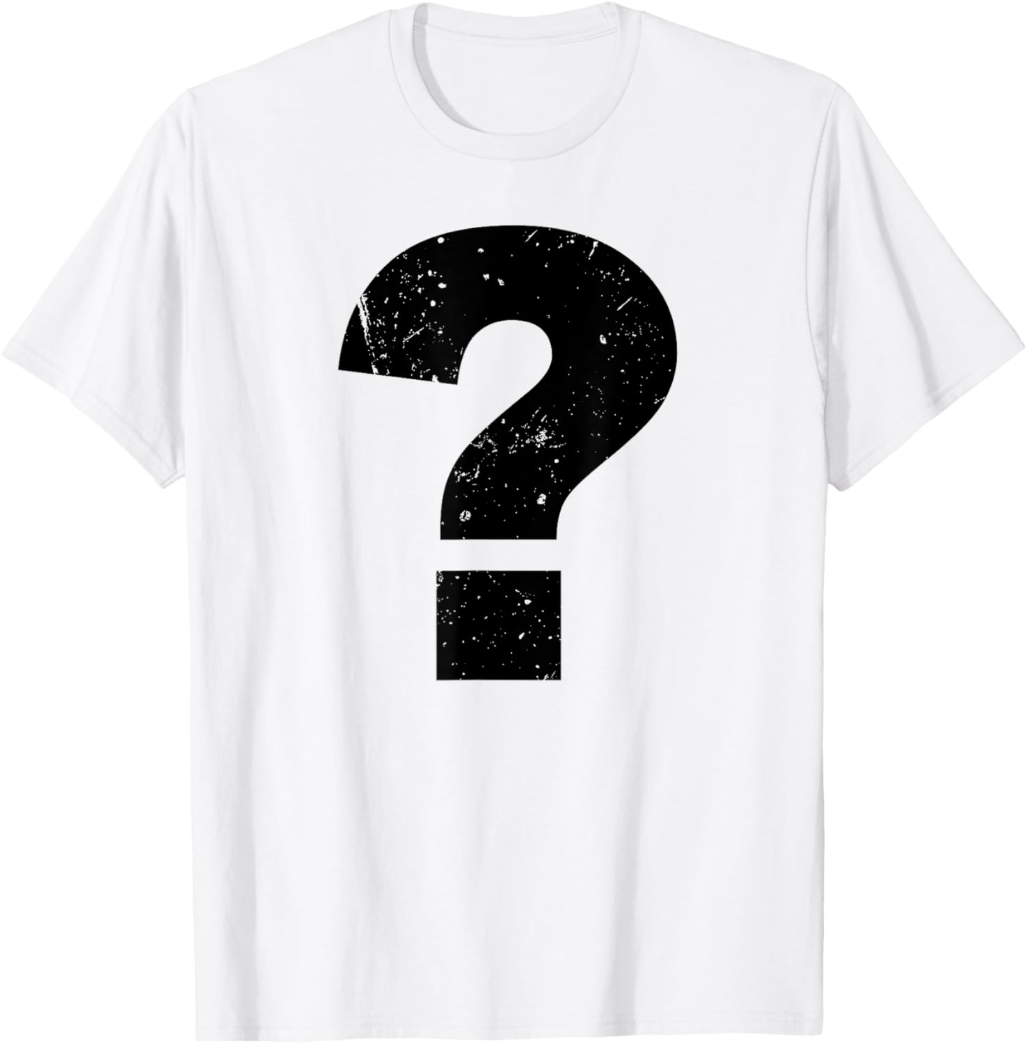 Question mark funny Questionmark T-Shirt - T-Shirt | White