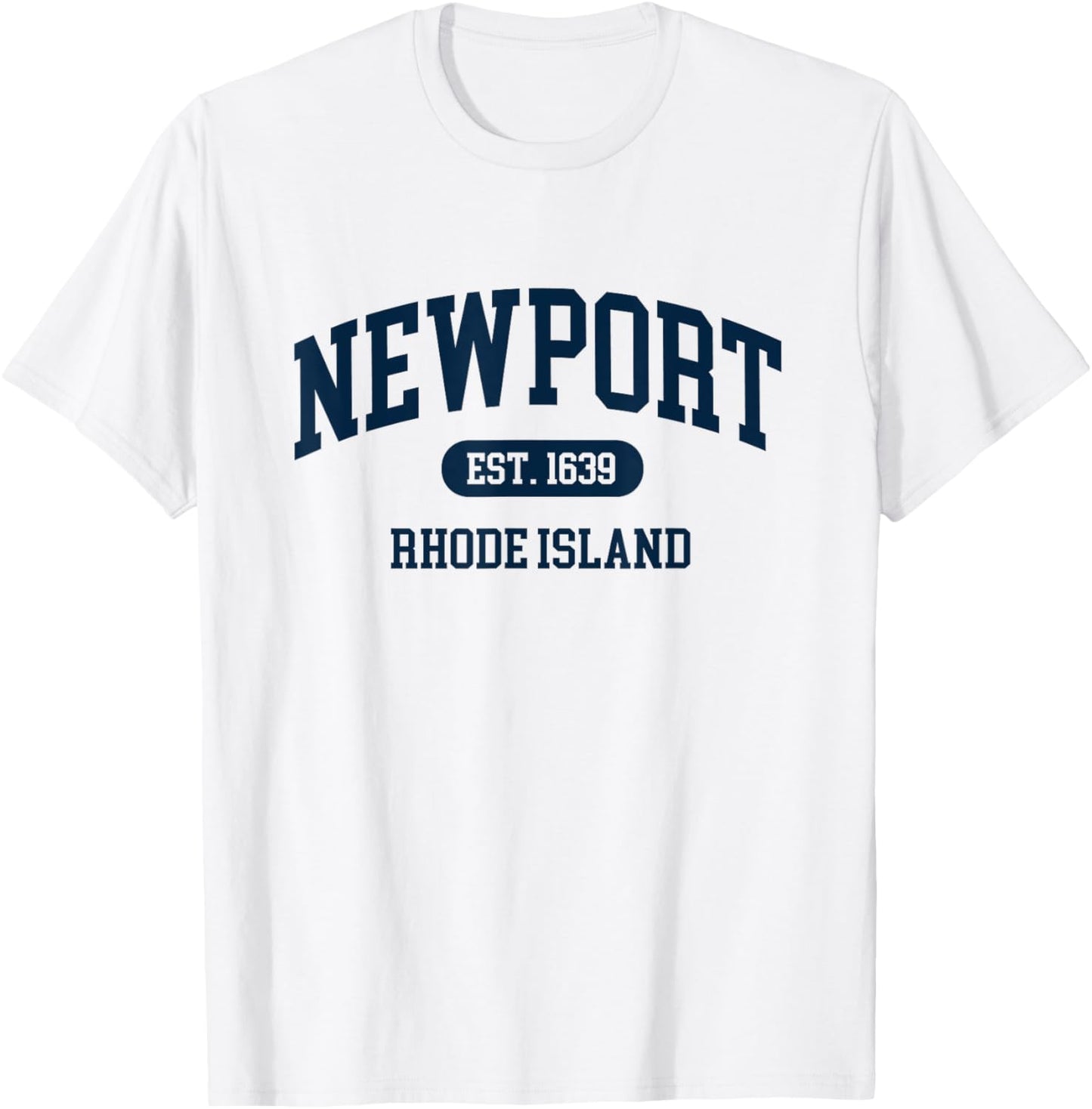 Vintage Newport Rhode Island Established 1639 retro souvenir T-Shirt - T-Shirt | White