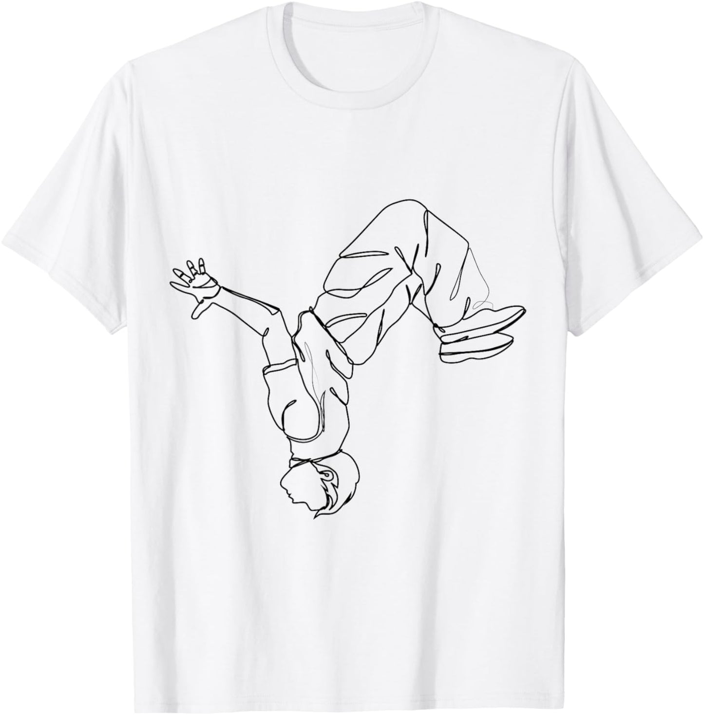 Parkour Freerunner Freerunning Traceur Men Boys T-Shirt - T-Shirt | White