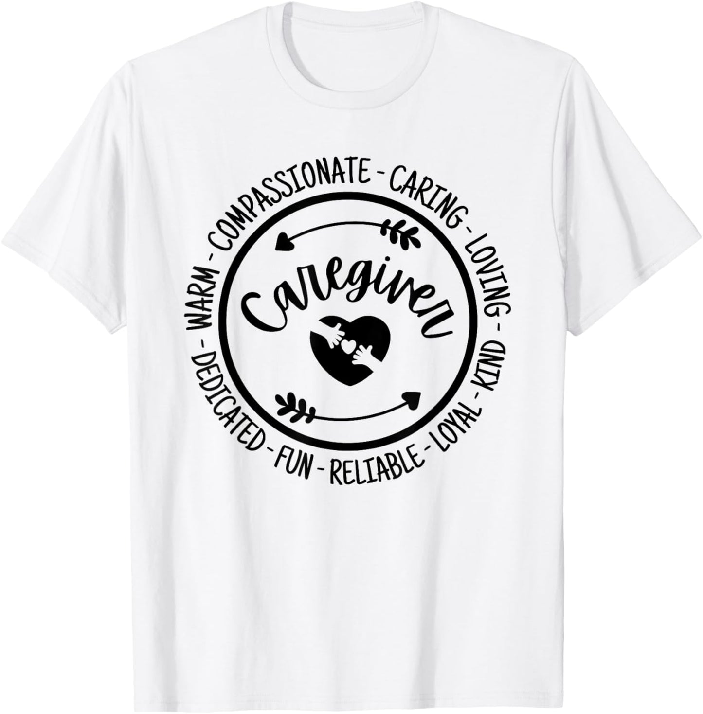Caregiver Life Care Giver Appreciation T-Shirt - T-Shirt | White