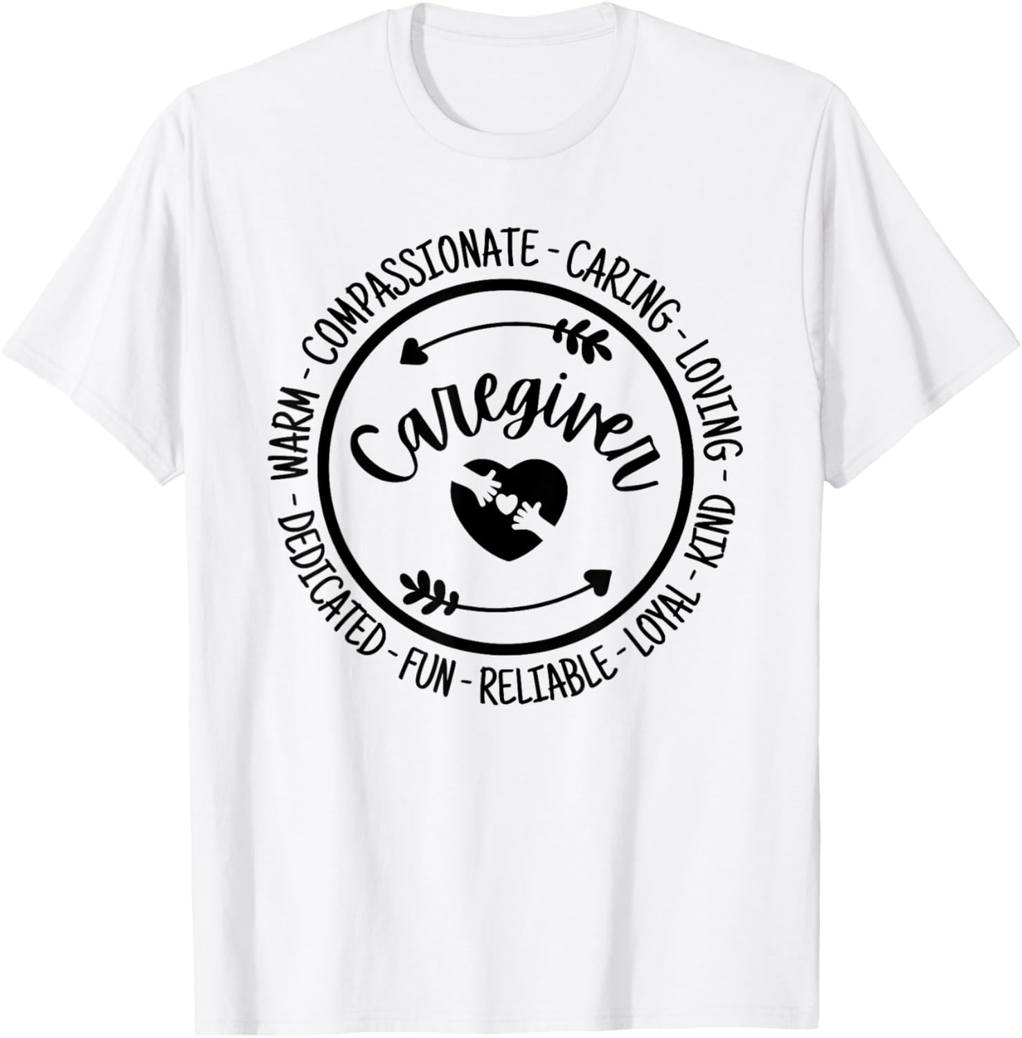 Caregiver Life Care Giver Appreciation T-Shirt - T-Shirt | White