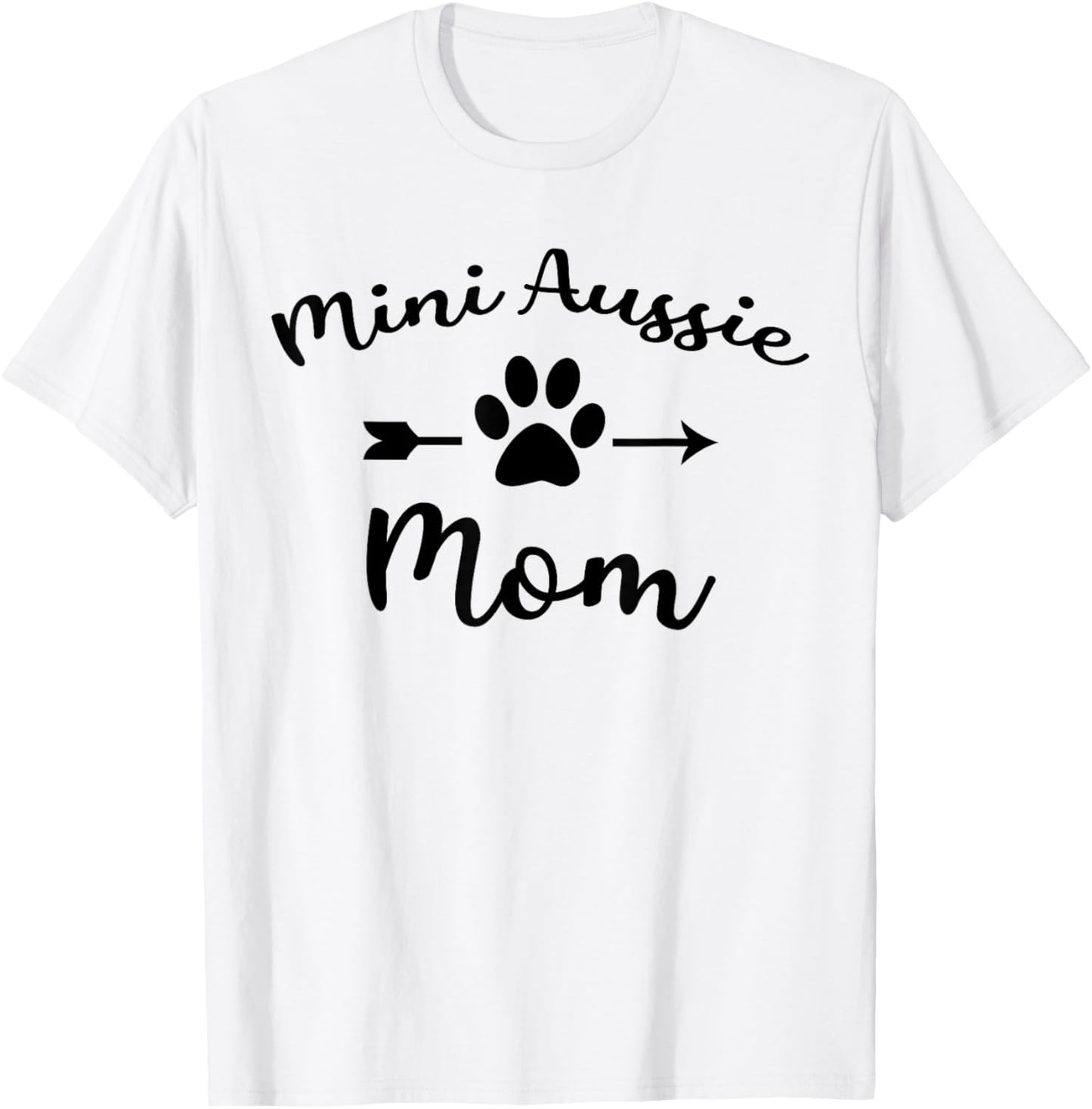 Australian-Shepherd Shirt Mini Aussie Mom T-Shirt - T-Shirt | White